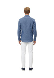 Camicie Blu Scuro Borgoni Milano