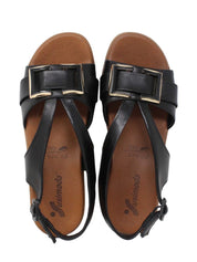Sandali zeppa Nero Susimoda