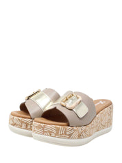 Sandali zeppa Grigio Susimoda