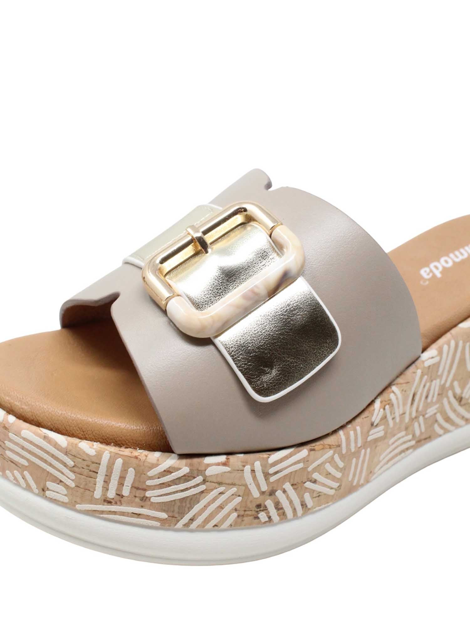 Sandali zeppa Grigio Susimoda