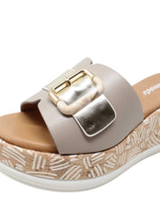Sandali zeppa Grigio Susimoda