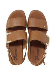 Sandali zeppa Marrone Susimoda