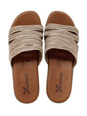 Sandali zeppa Marrone Susimoda