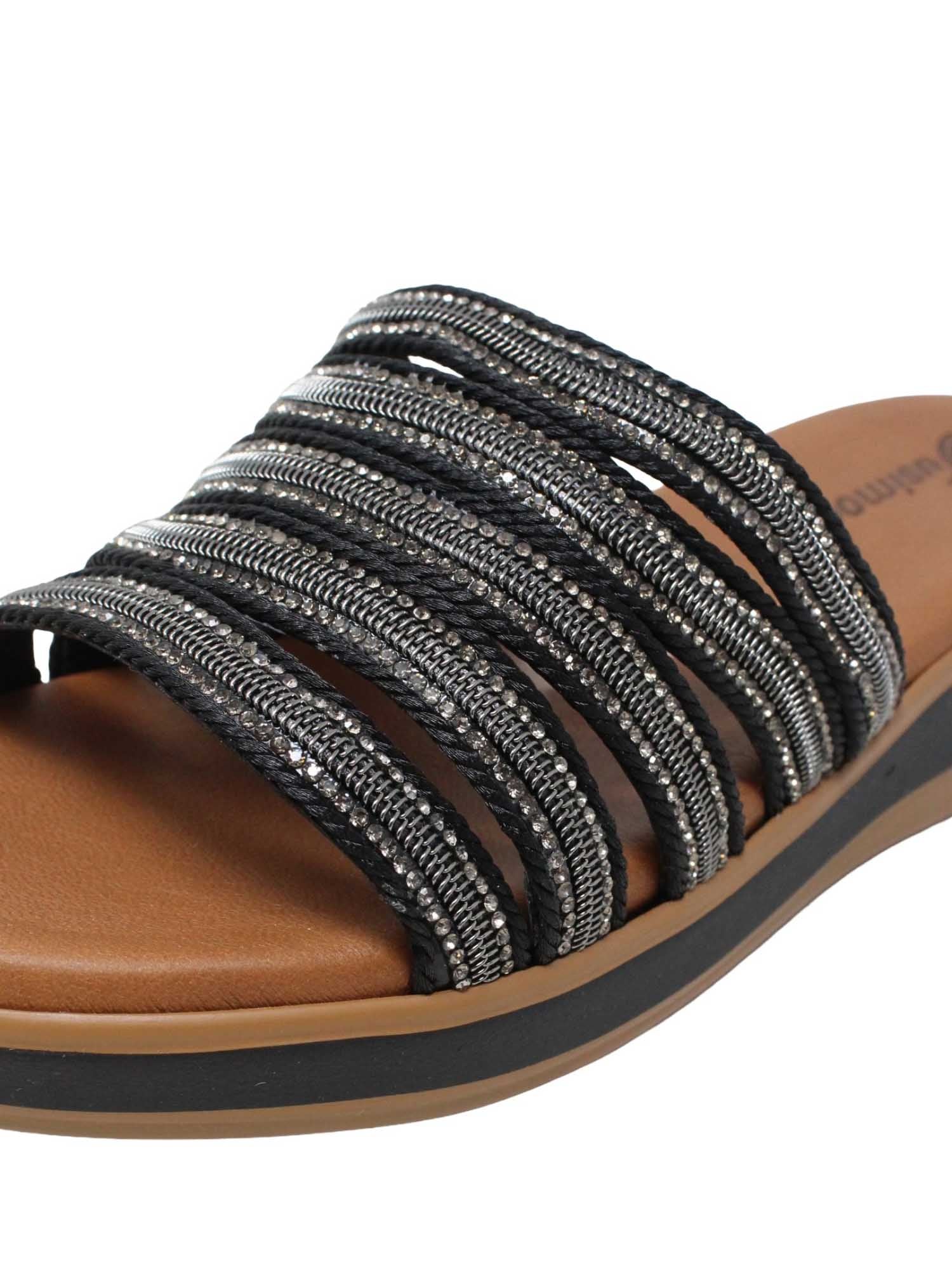 Sandali zeppa Nero Susimoda
