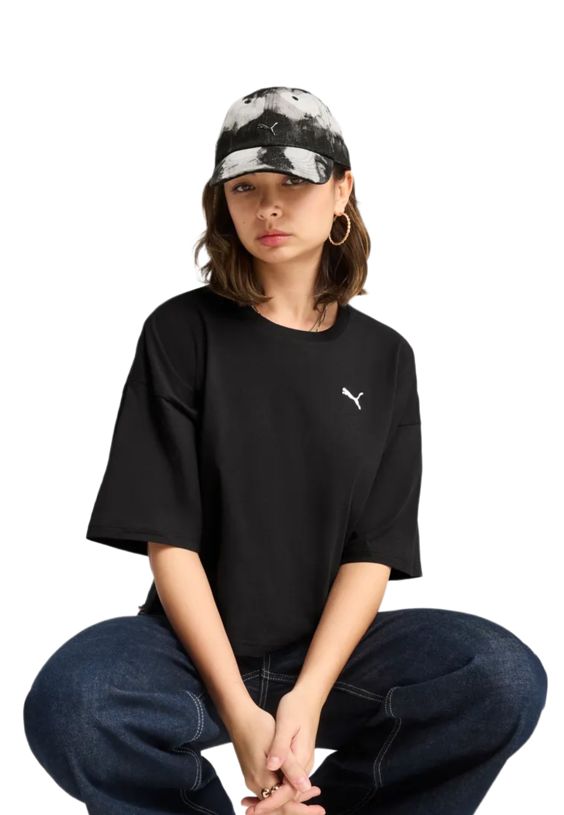 T-shirt Nero Puma
