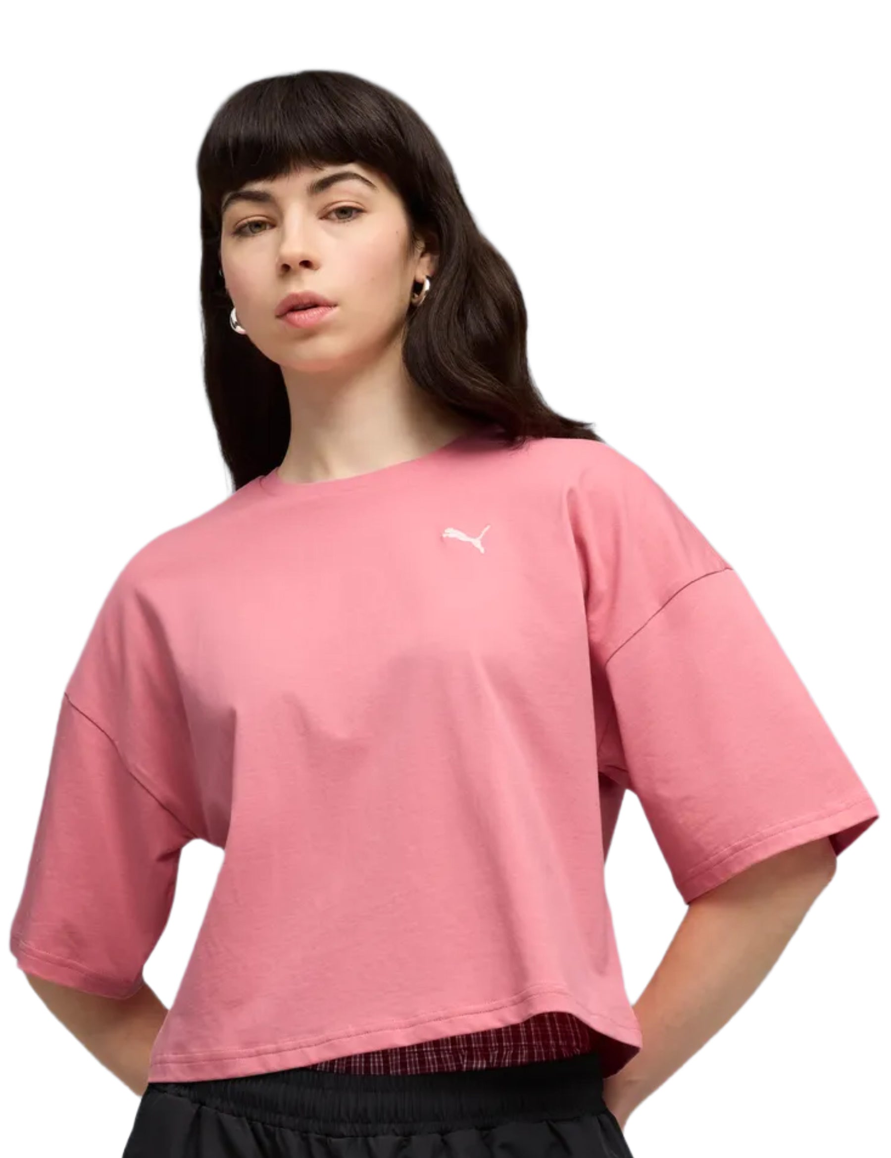T-shirt Rosa Scuro Puma