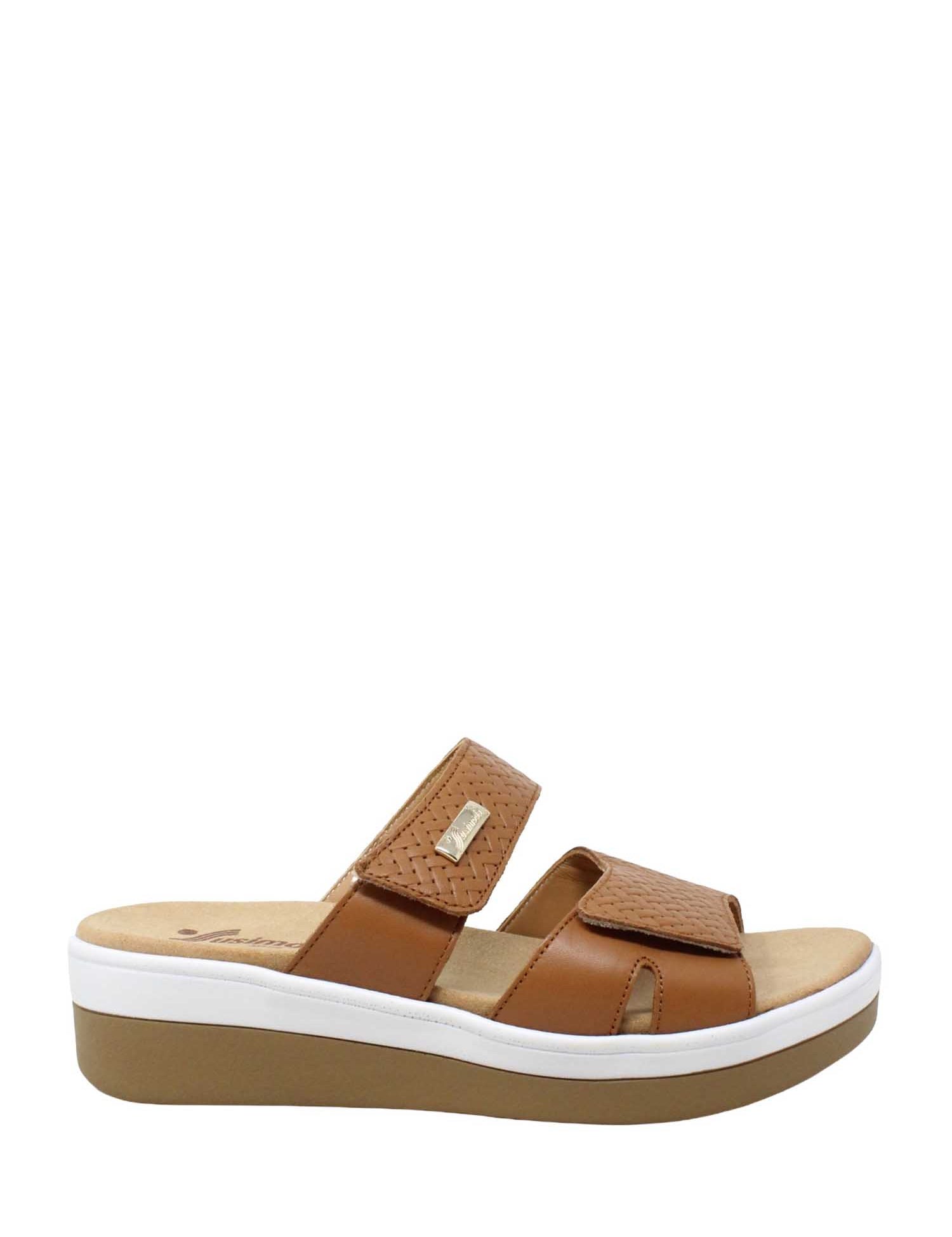 Sandali zeppa Marrone Susimoda