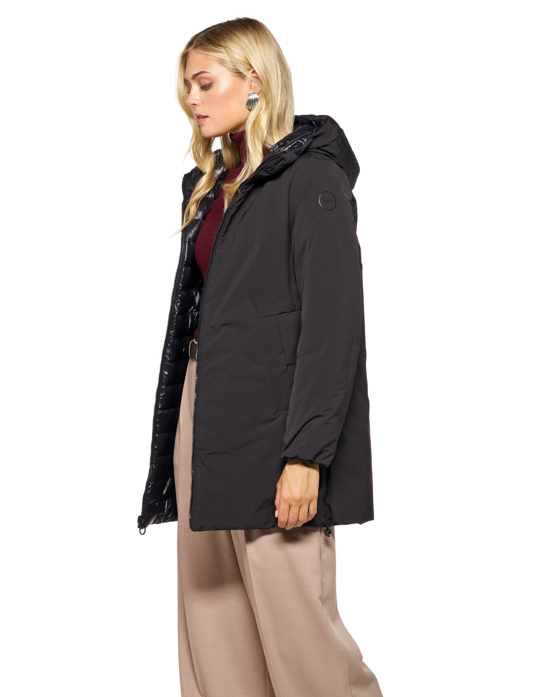 Piumini Nero Geox