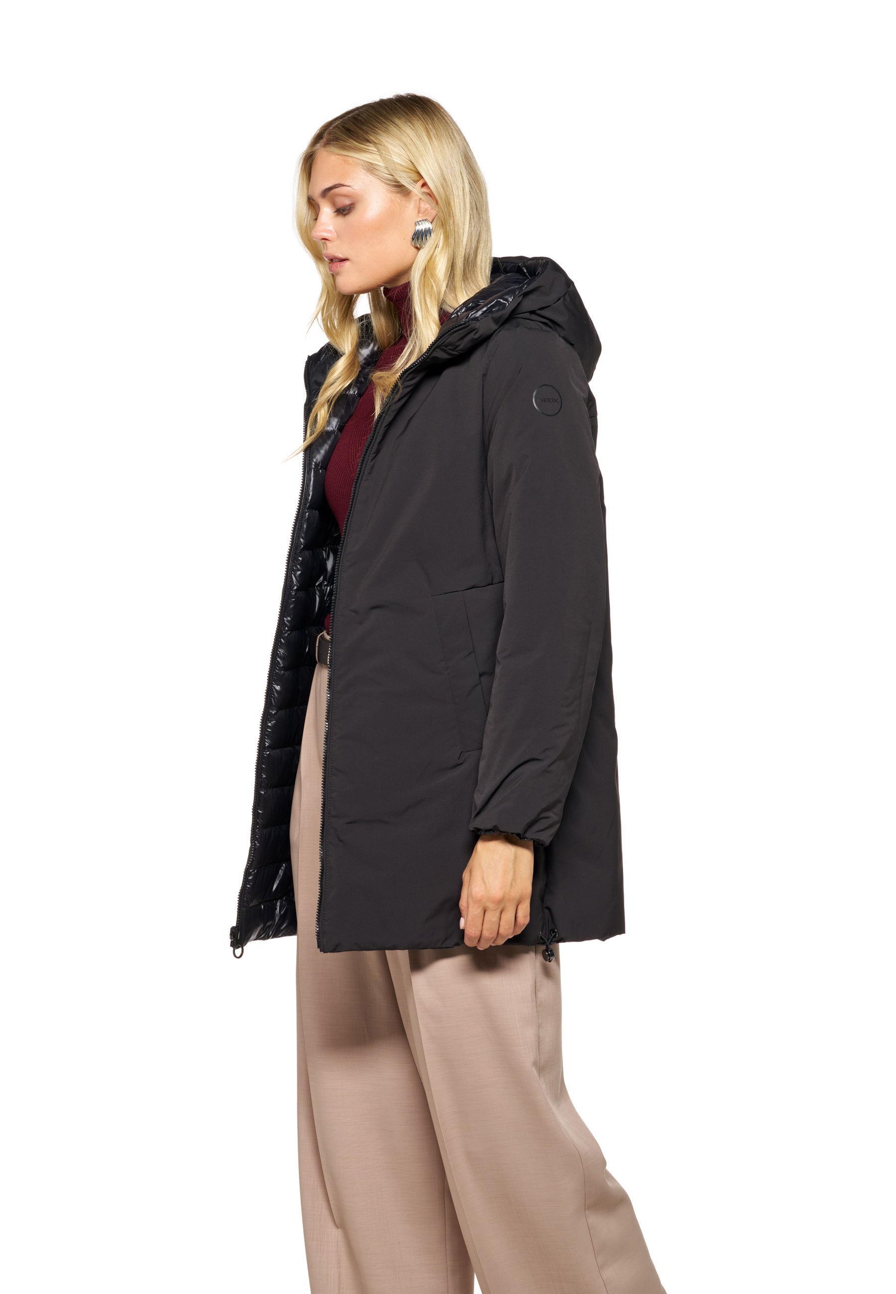 Piumini Nero Geox