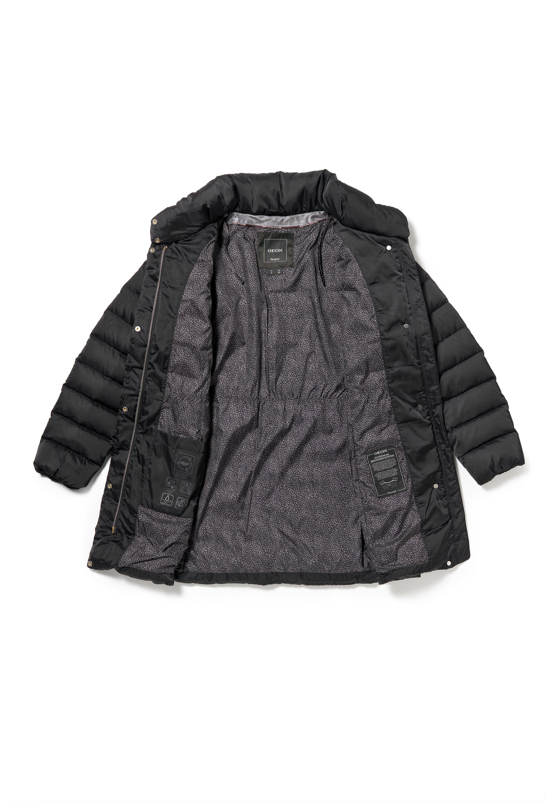 Piumini Nero Geox