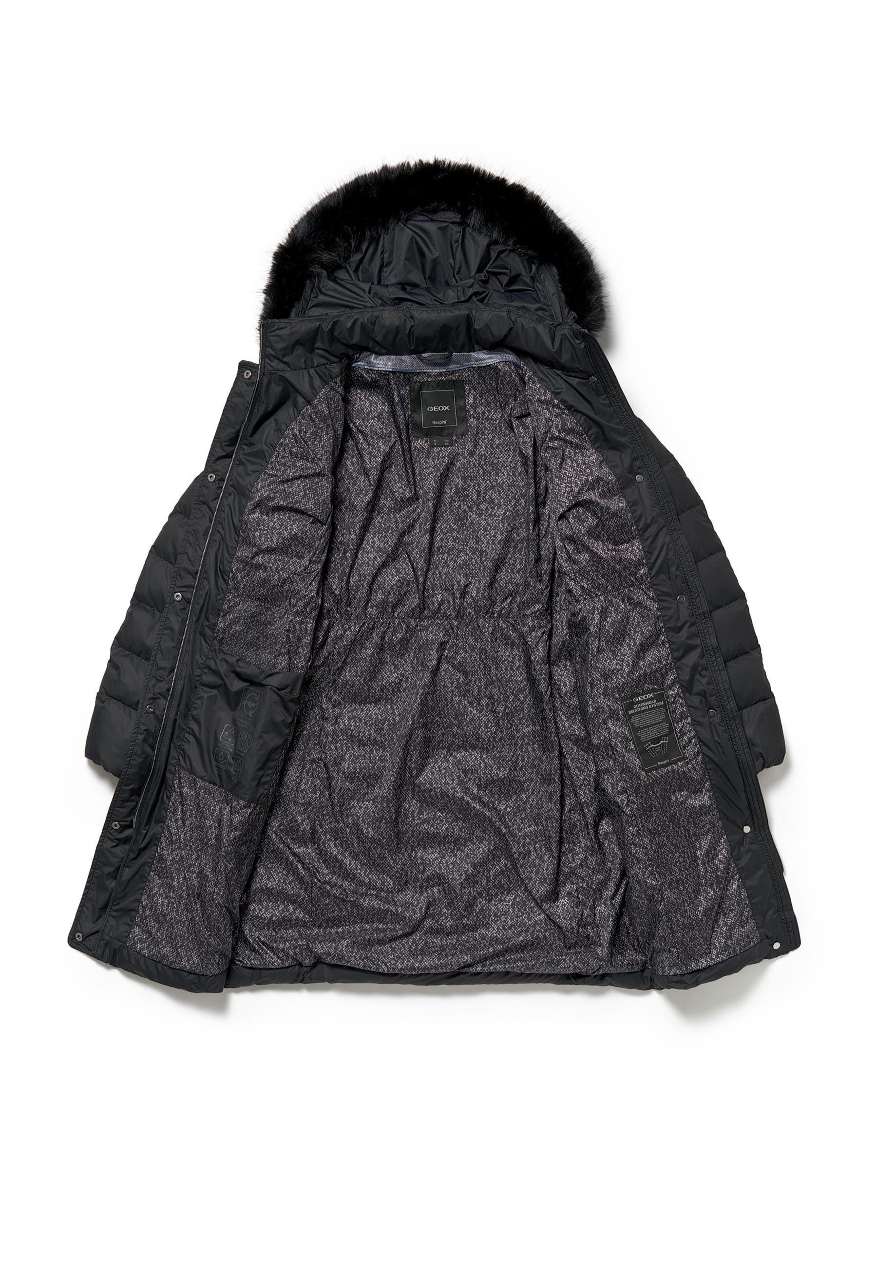 Piumini Nero Geox
