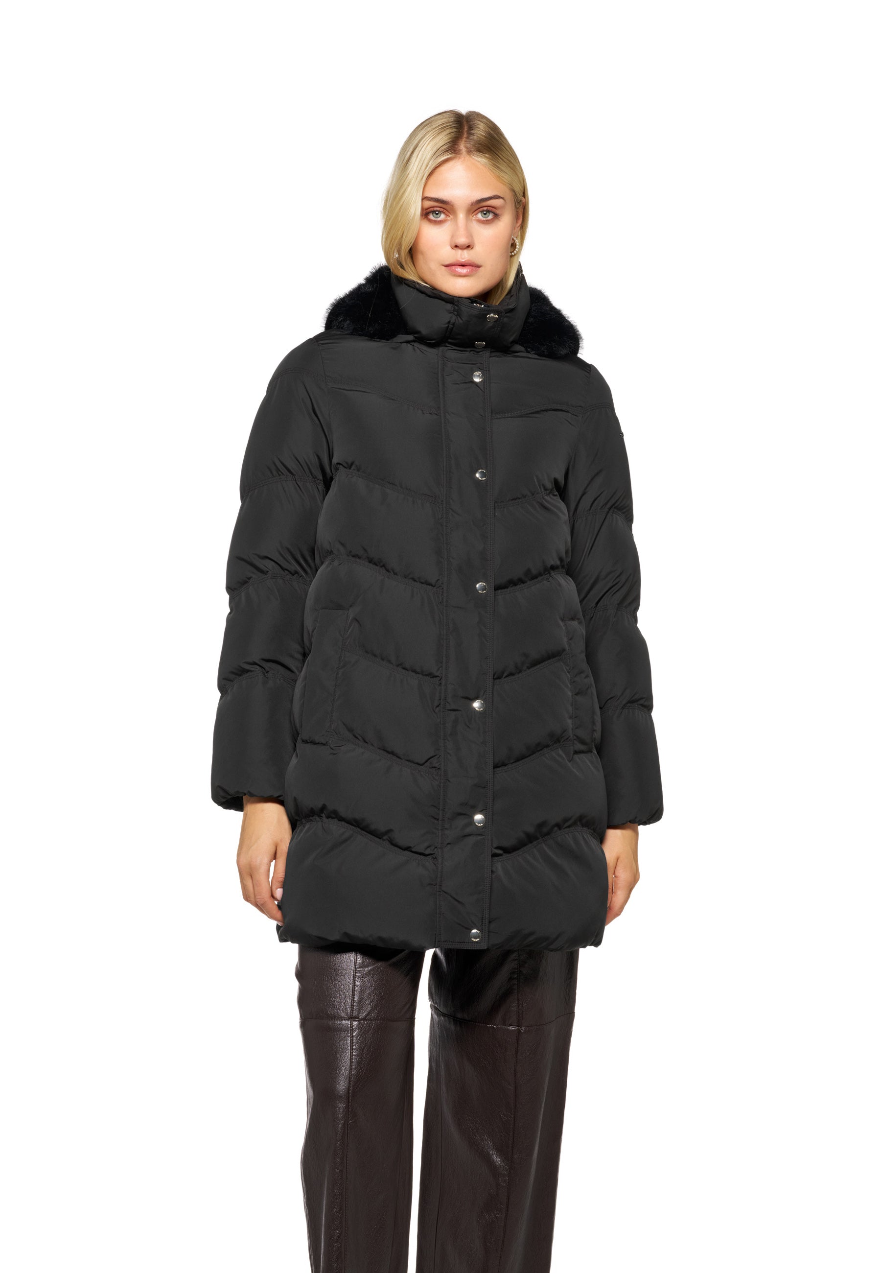 Piumini Nero Geox