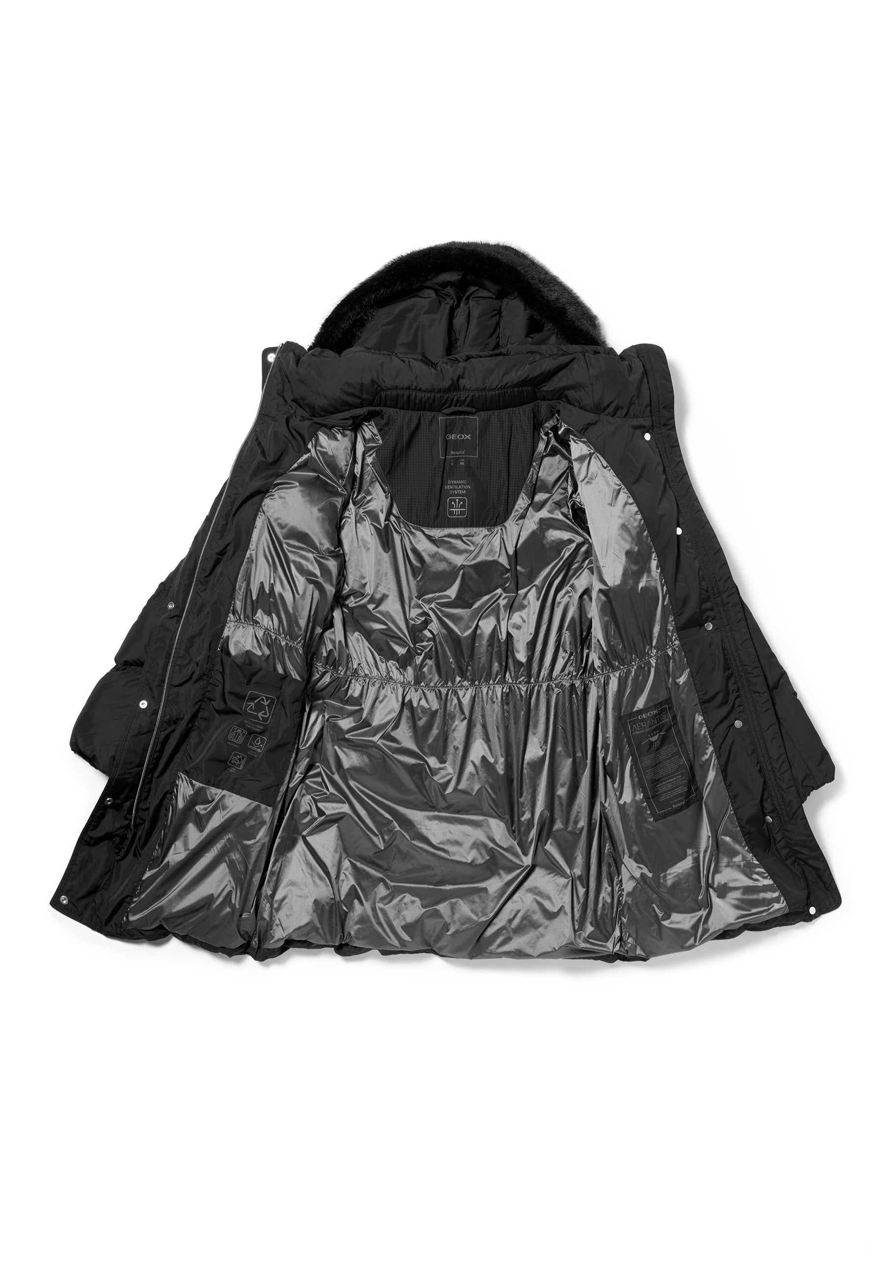 Piumini Nero Geox