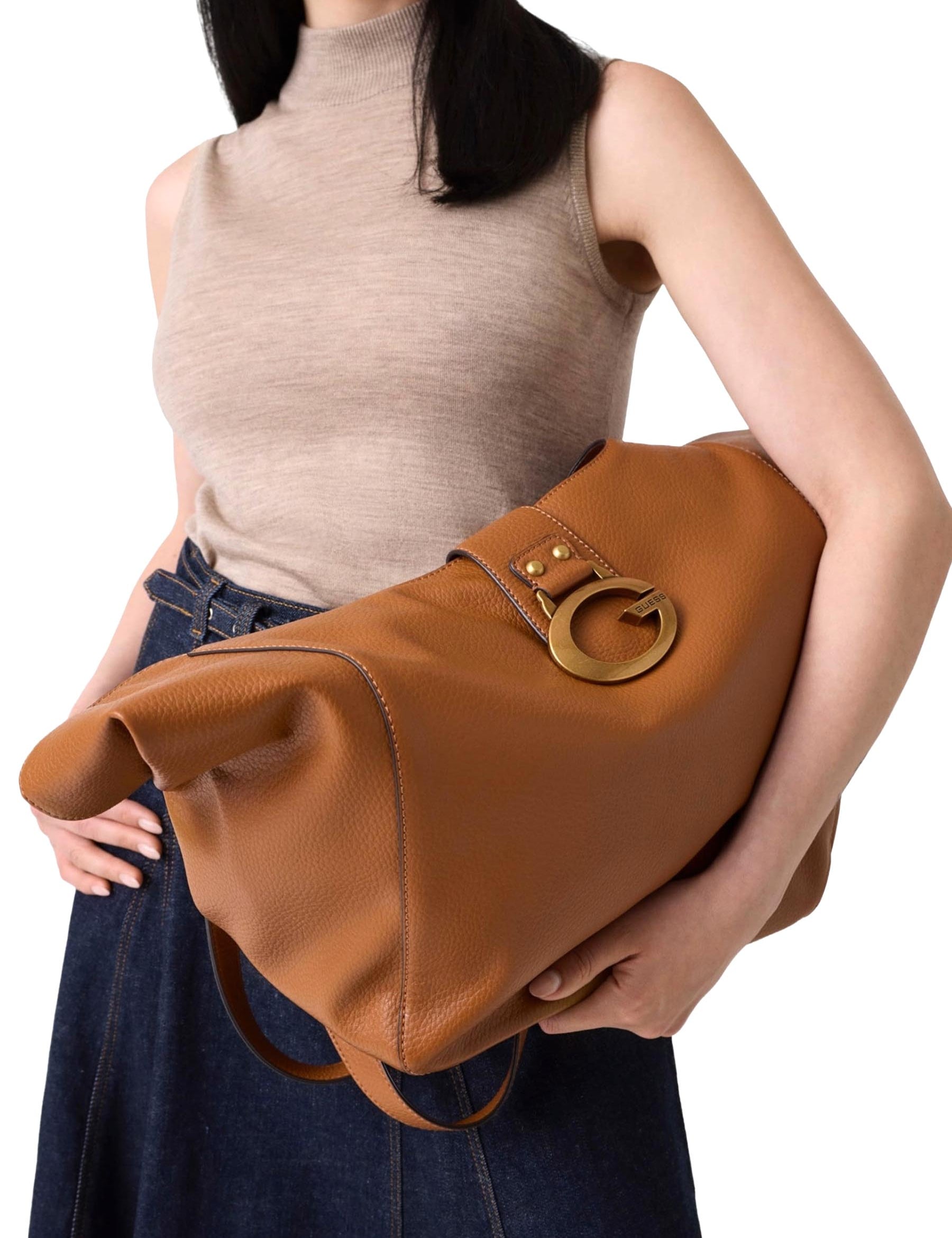 Shopper Marrone Guess