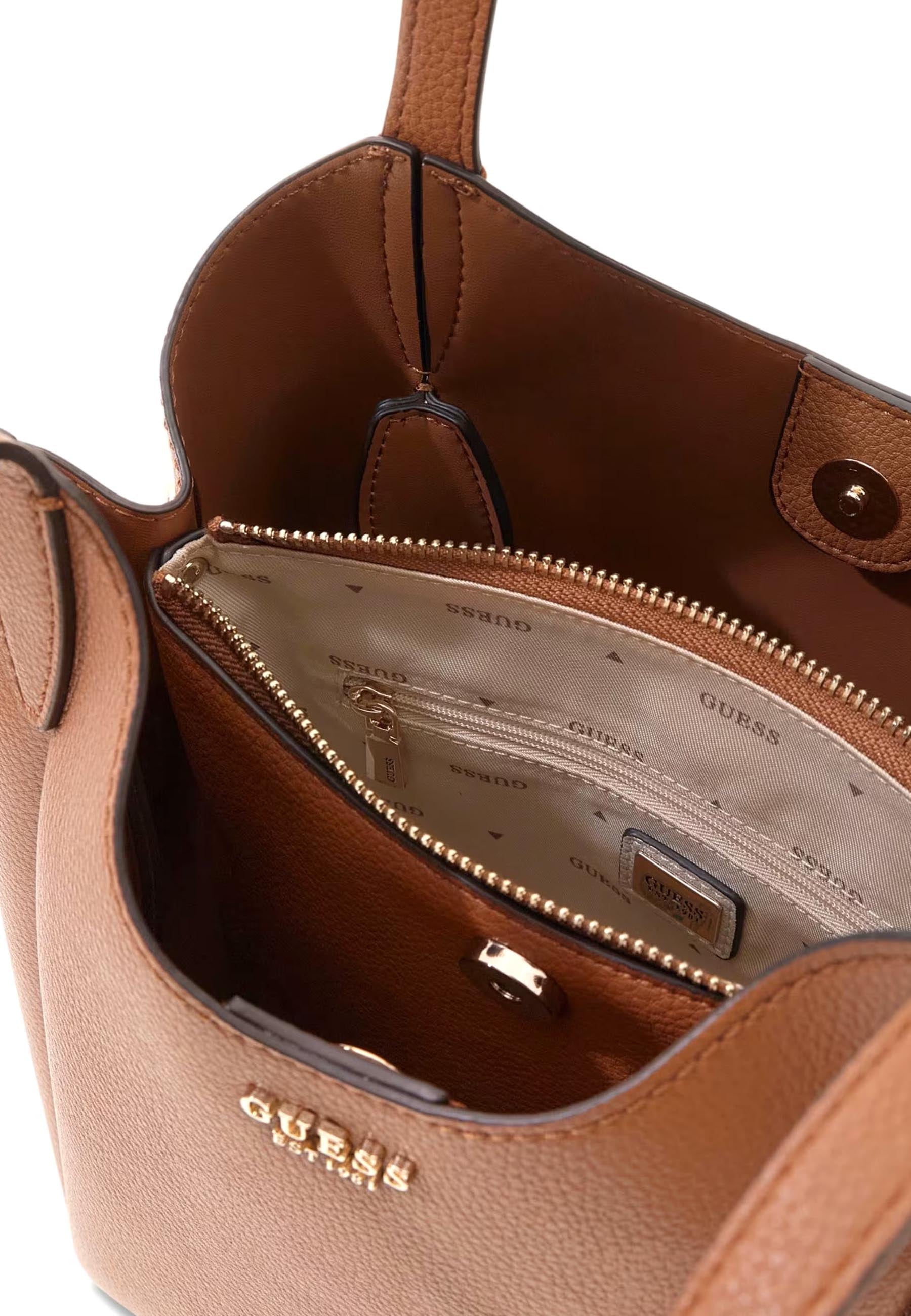 Borse a spalla Marrone Guess