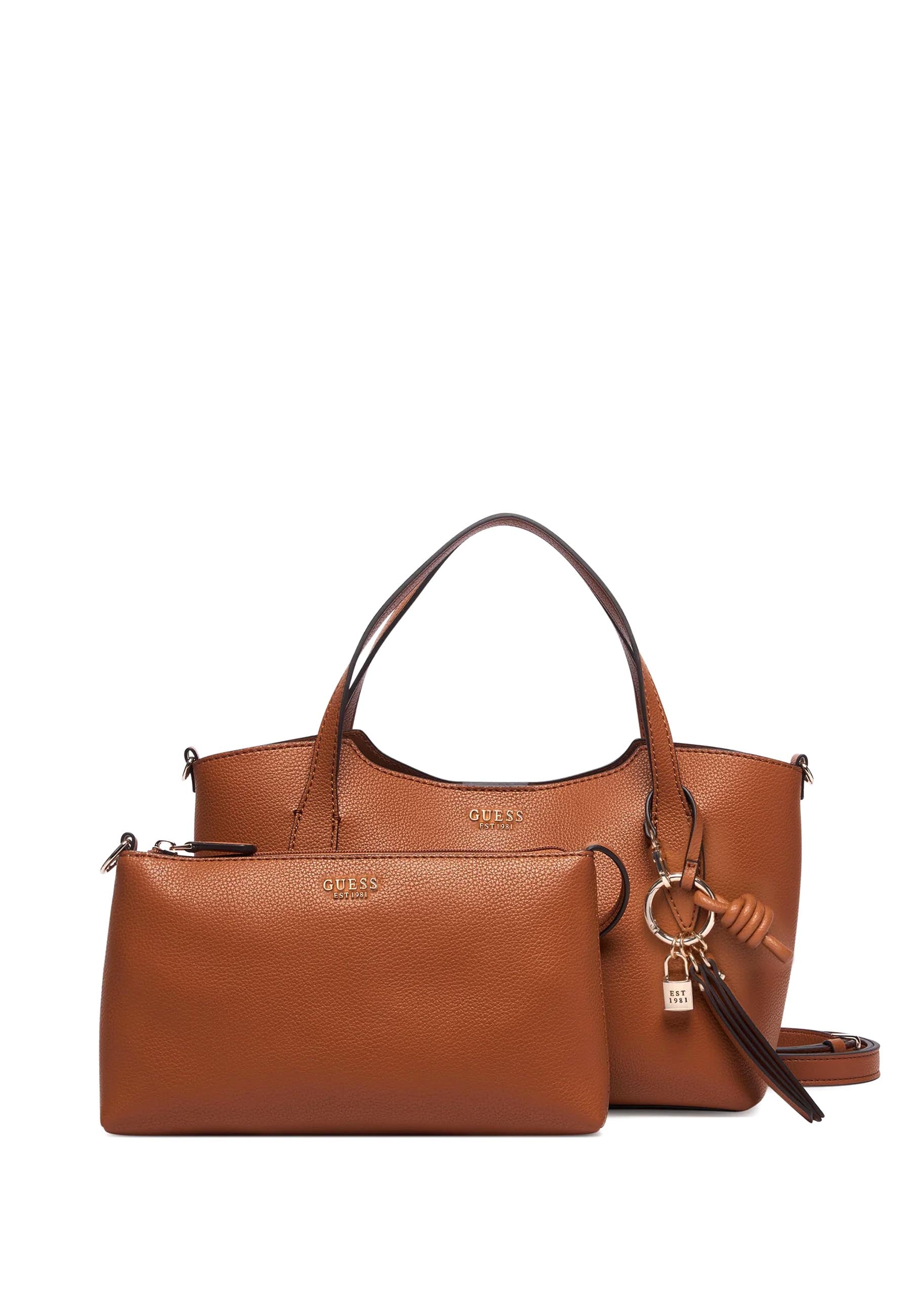 Borse a spalla Marrone Guess