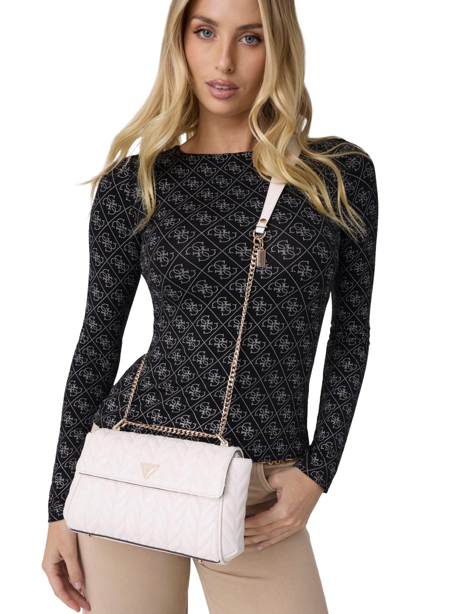 Tracolla Bianco Guess