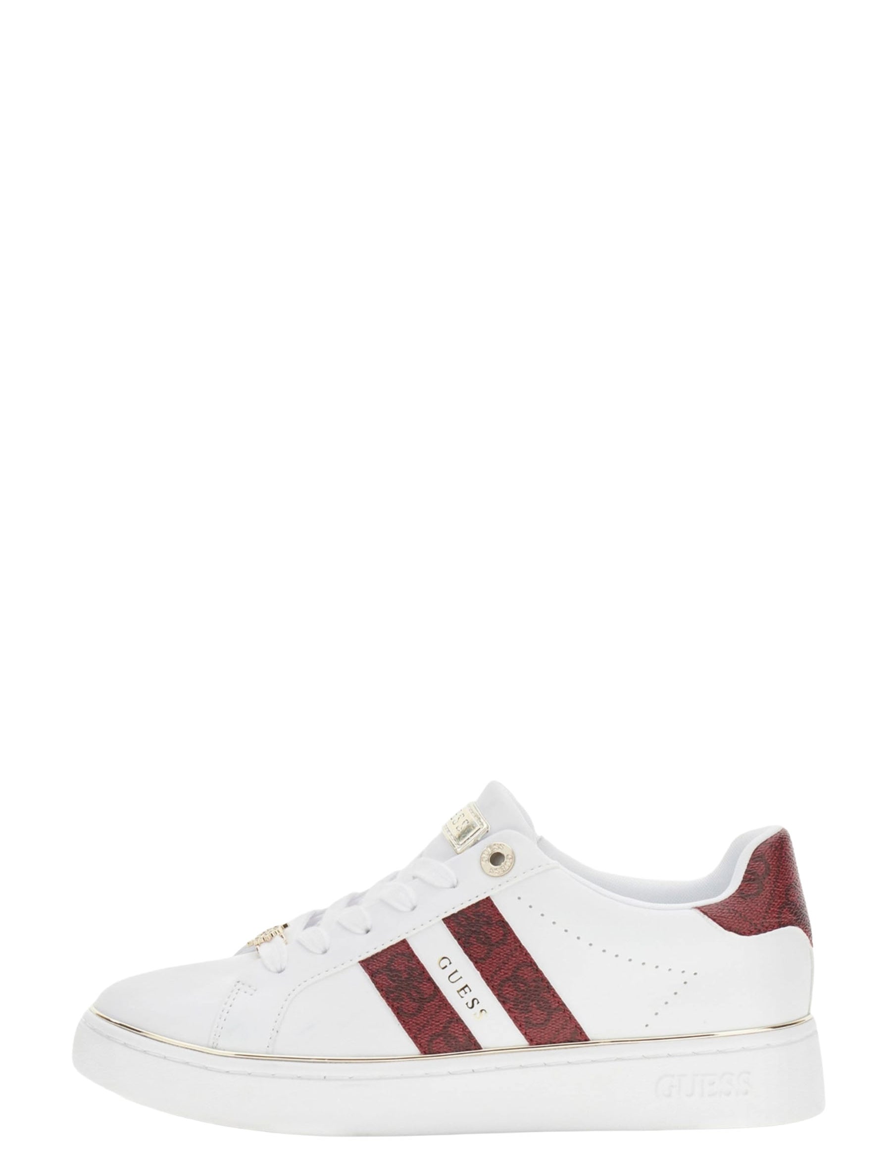 Sneakers Bianco Rosso Guess