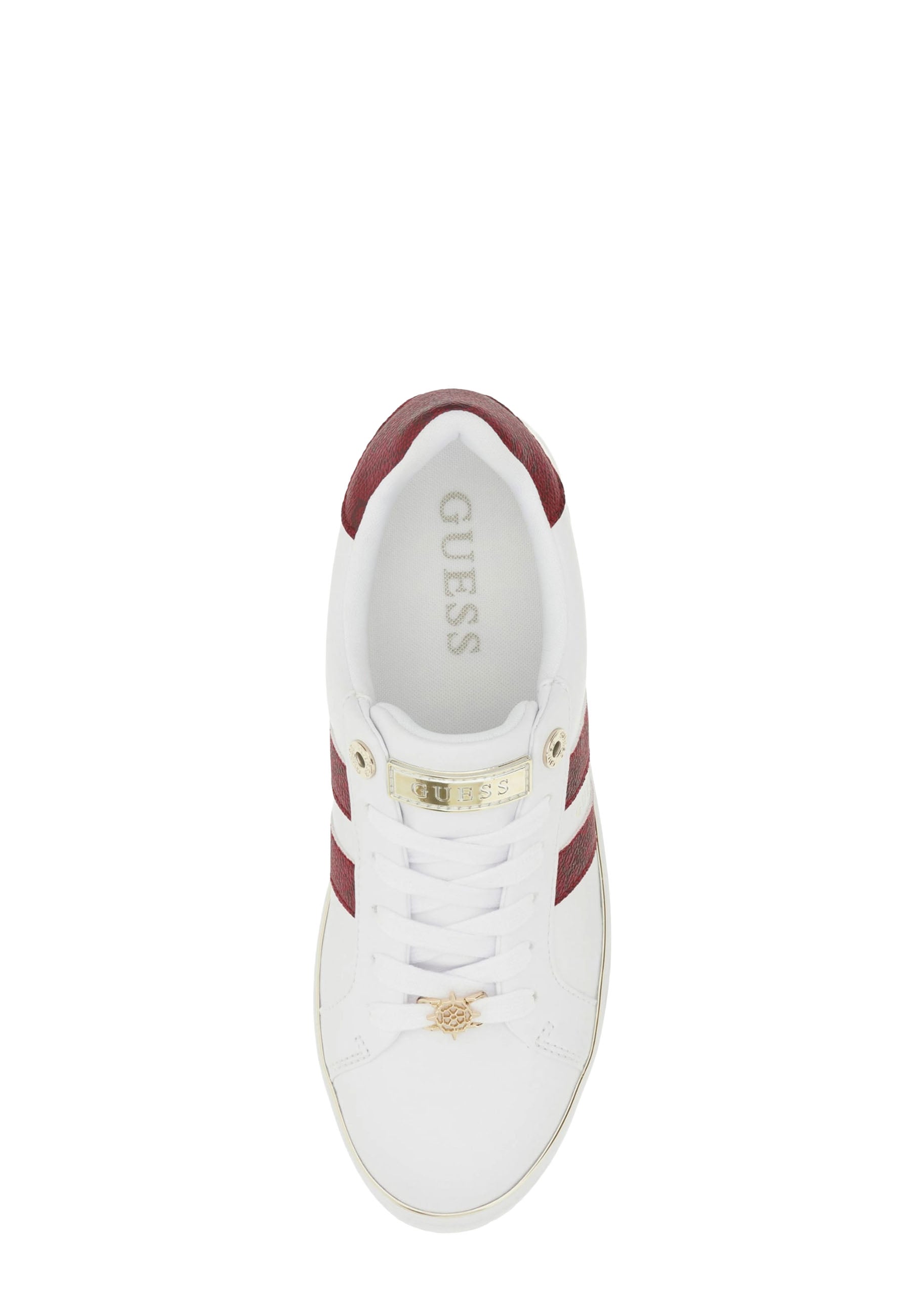 Sneakers Bianco Rosso Guess