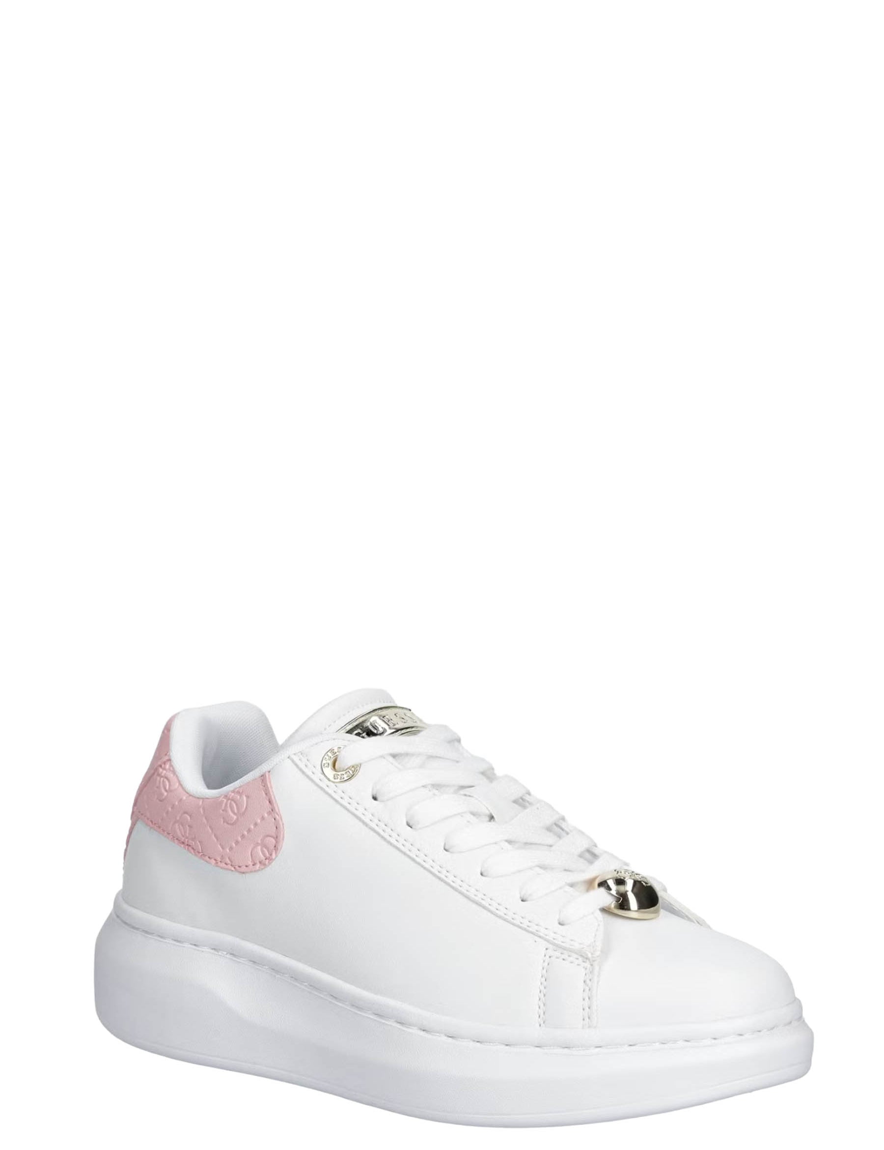 Sneakers Bianco Rosa Guess
