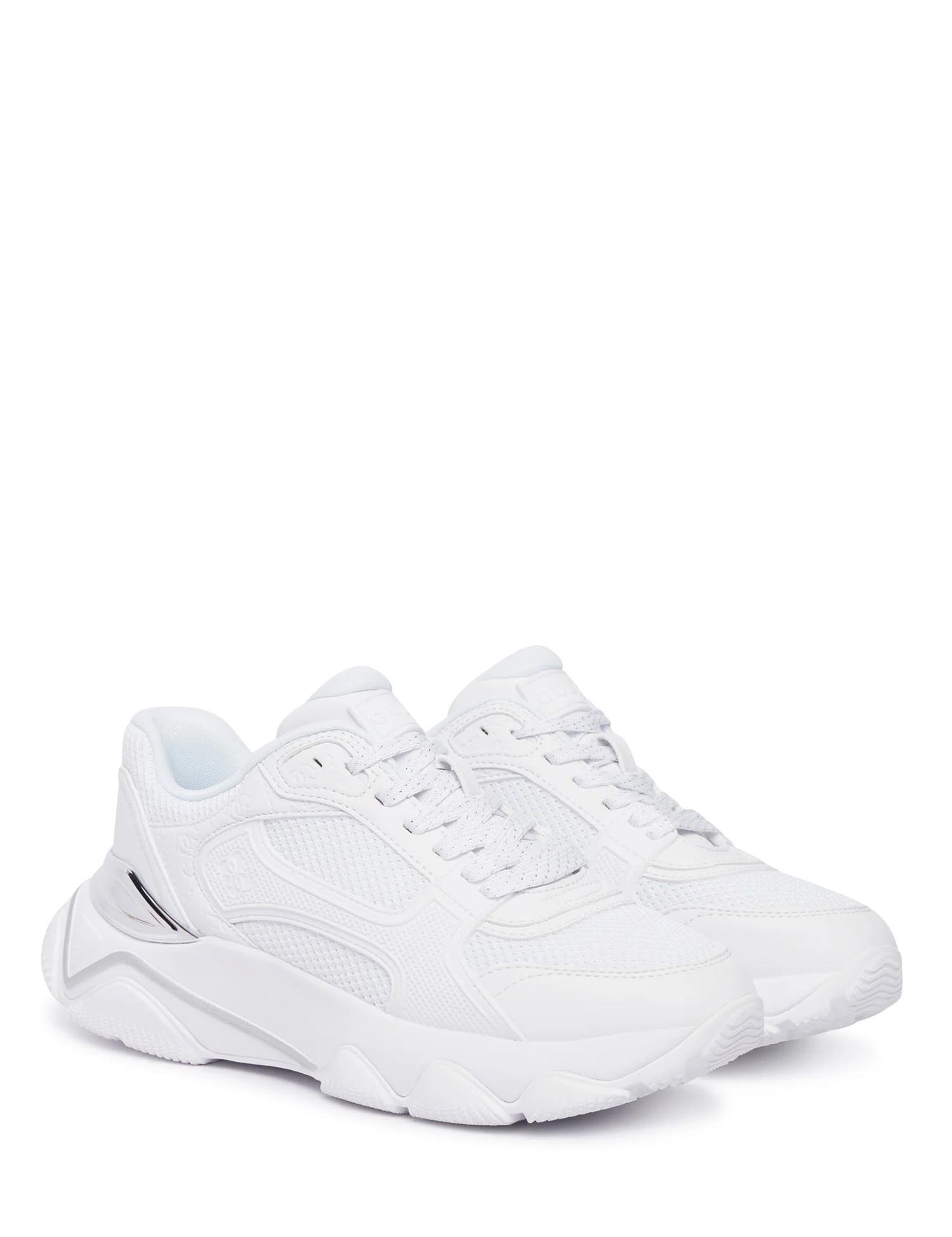 Sneakers Bianco Argento Guess