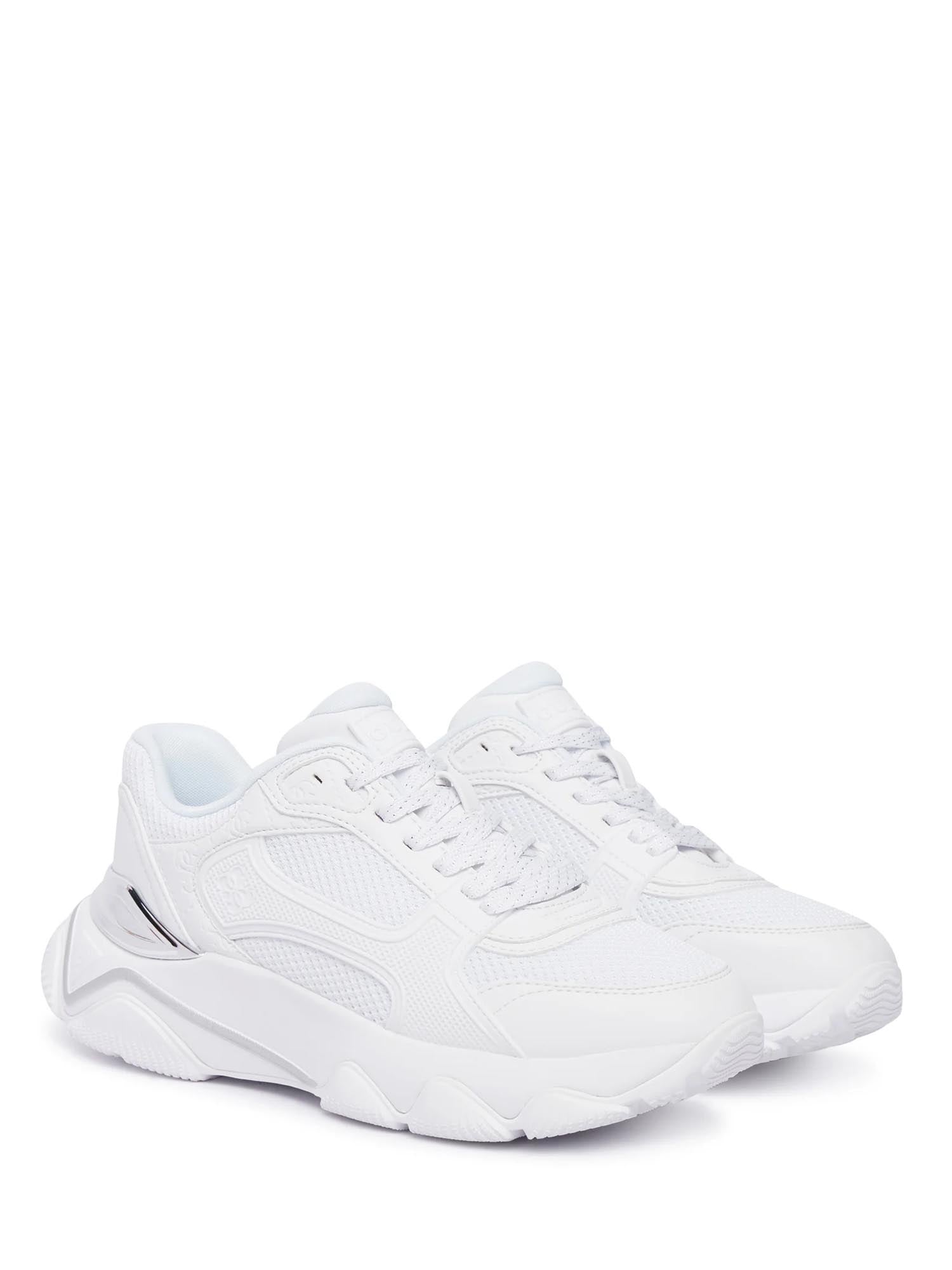 Sneakers Bianco Argento Guess