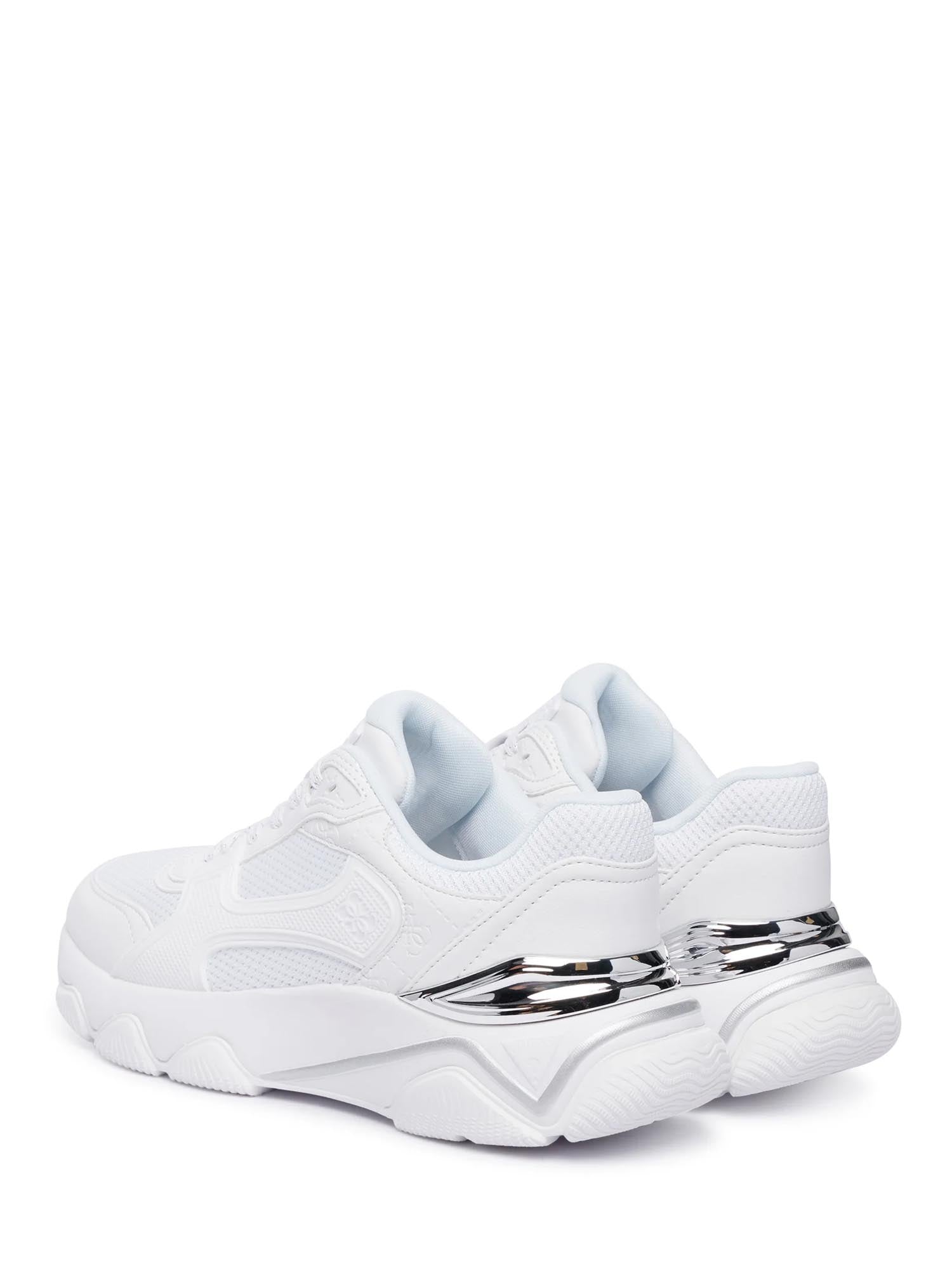 Sneakers Bianco Argento Guess