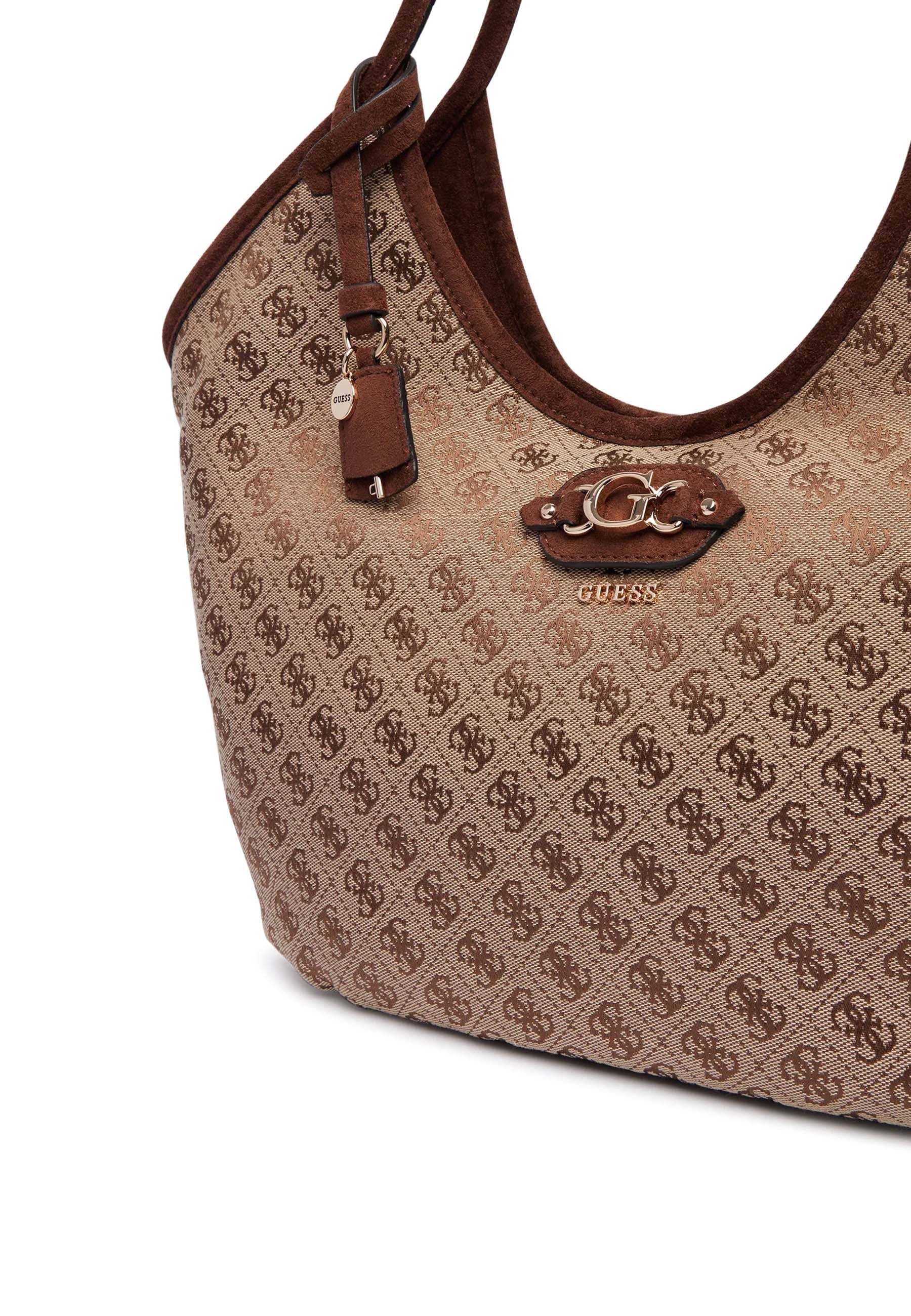 Borse a spalla Marrone Guess