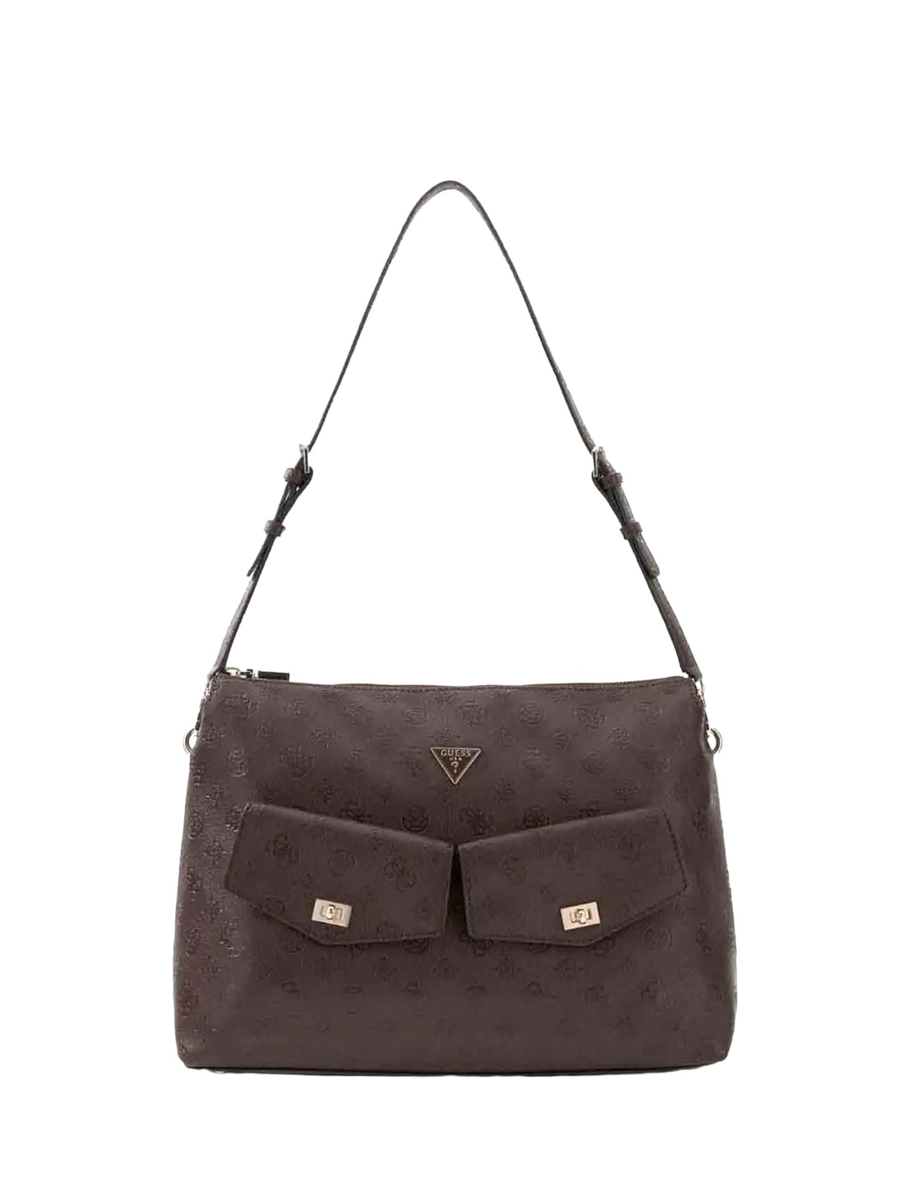 Borse a spalla Marrone Guess