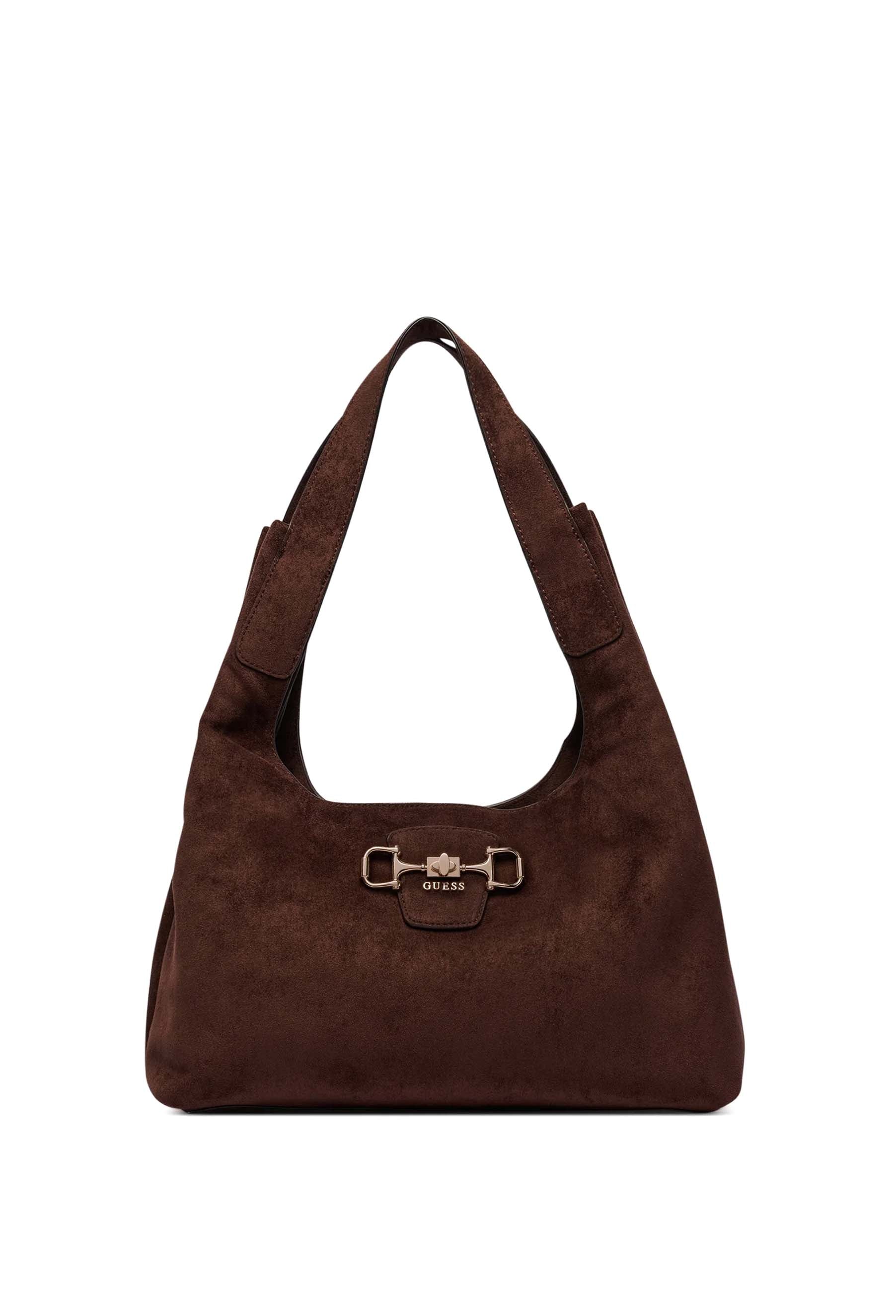 Borse a spalla Marrone Guess