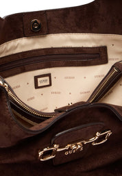 Borse a spalla Marrone Guess