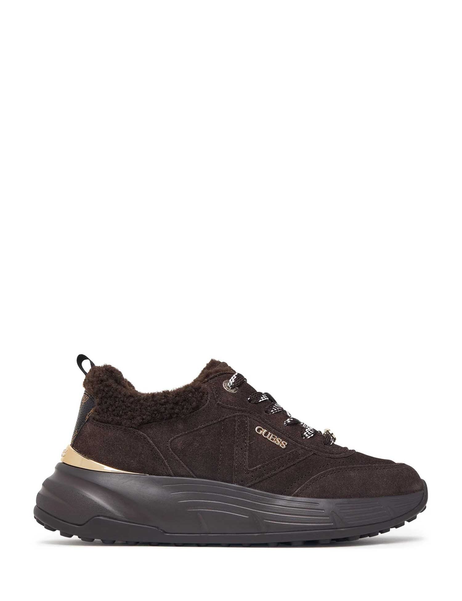 Sneakers Marrone Scuro Guess