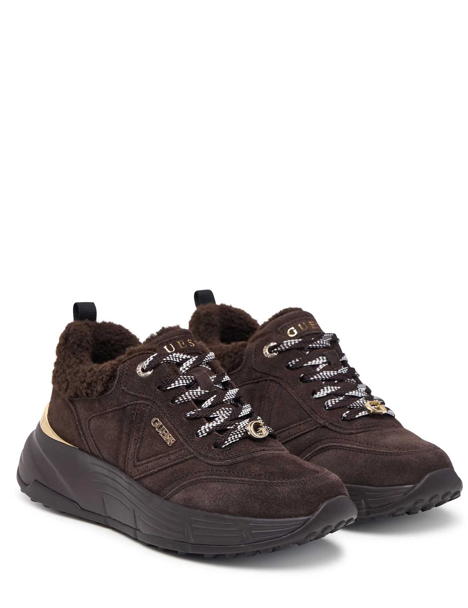 Sneakers Marrone Scuro Guess