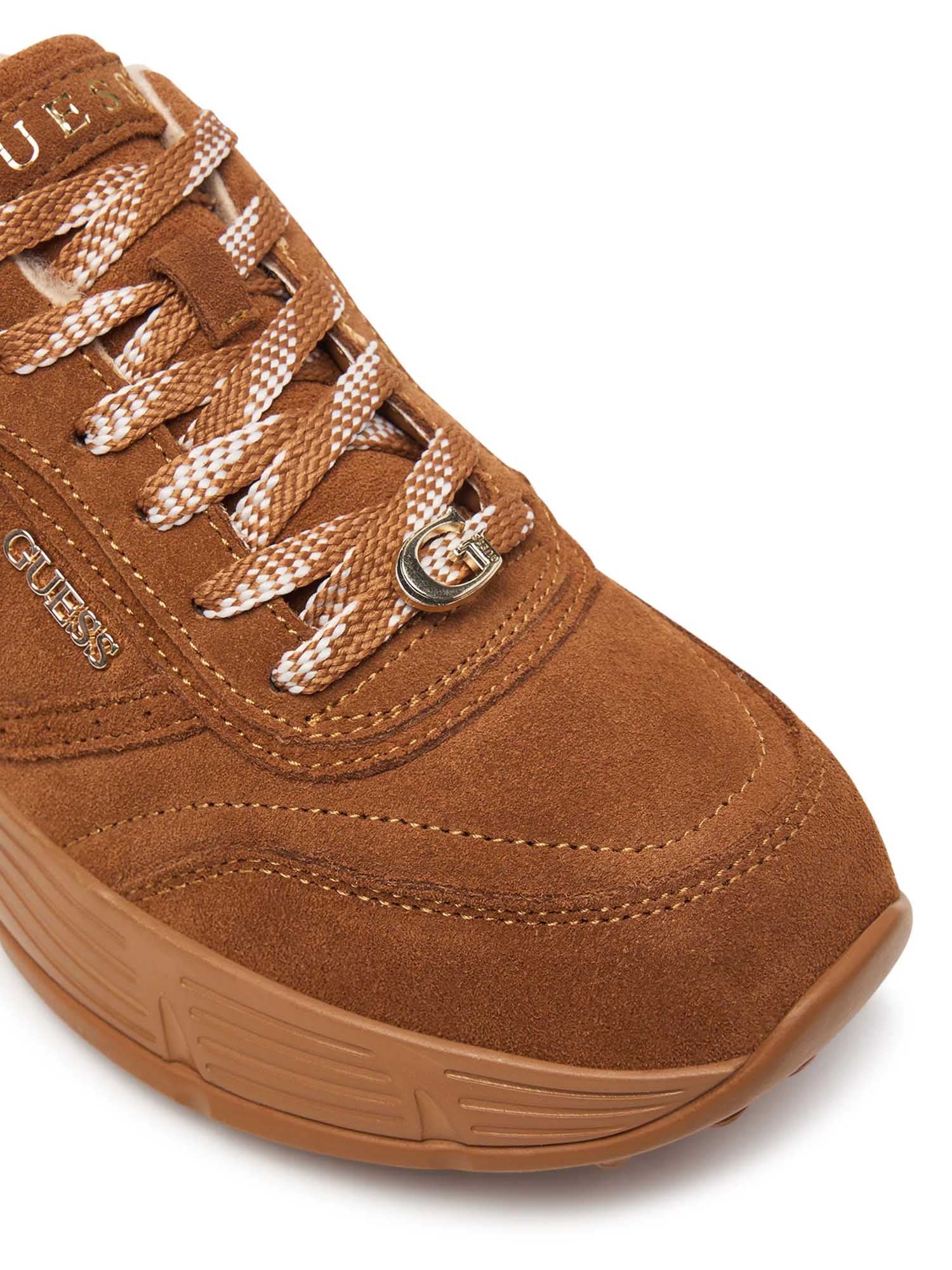 Sneakers Marrone Chiaro Guess