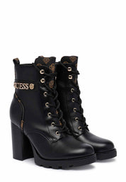 Anfibi Nero Marrone Guess