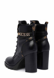 Anfibi Nero Marrone Guess