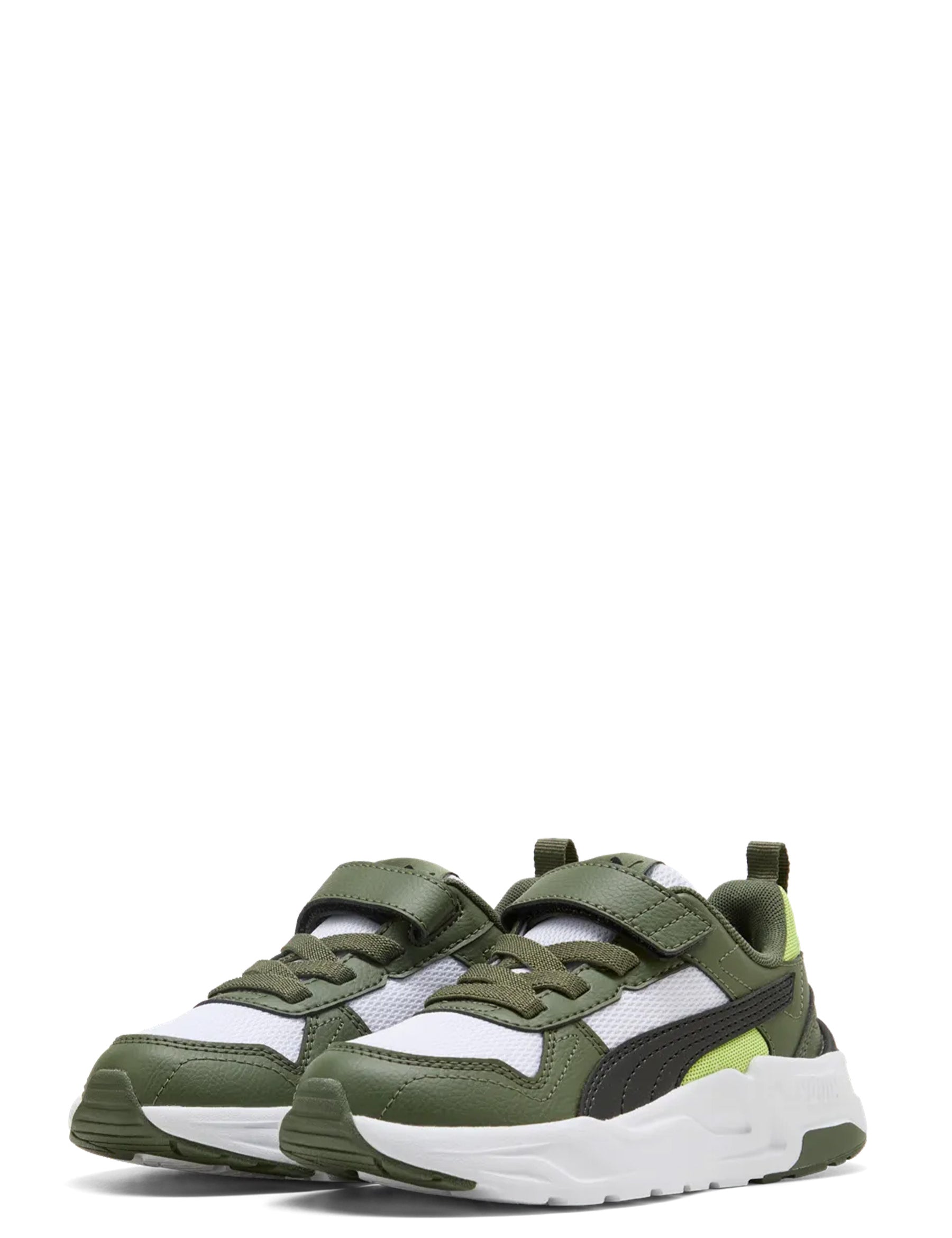 Scarpe con strappi Verde Puma