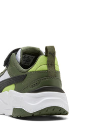 Scarpe con strappi Verde Puma