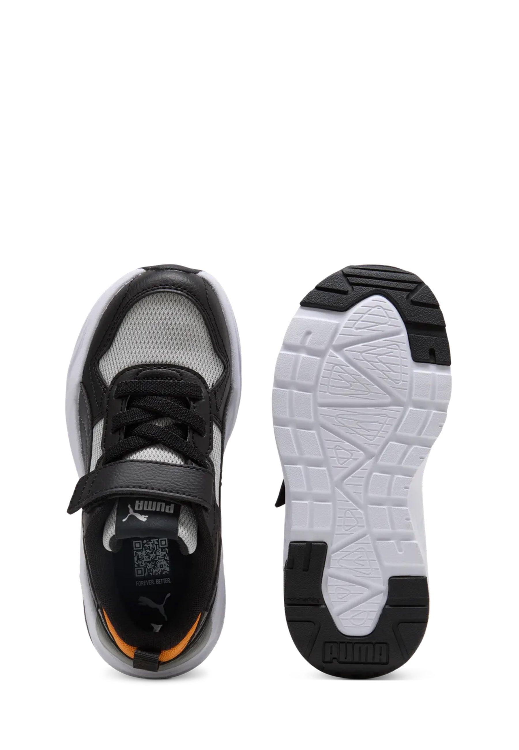 Scarpe con strappi Nero Bianco Puma