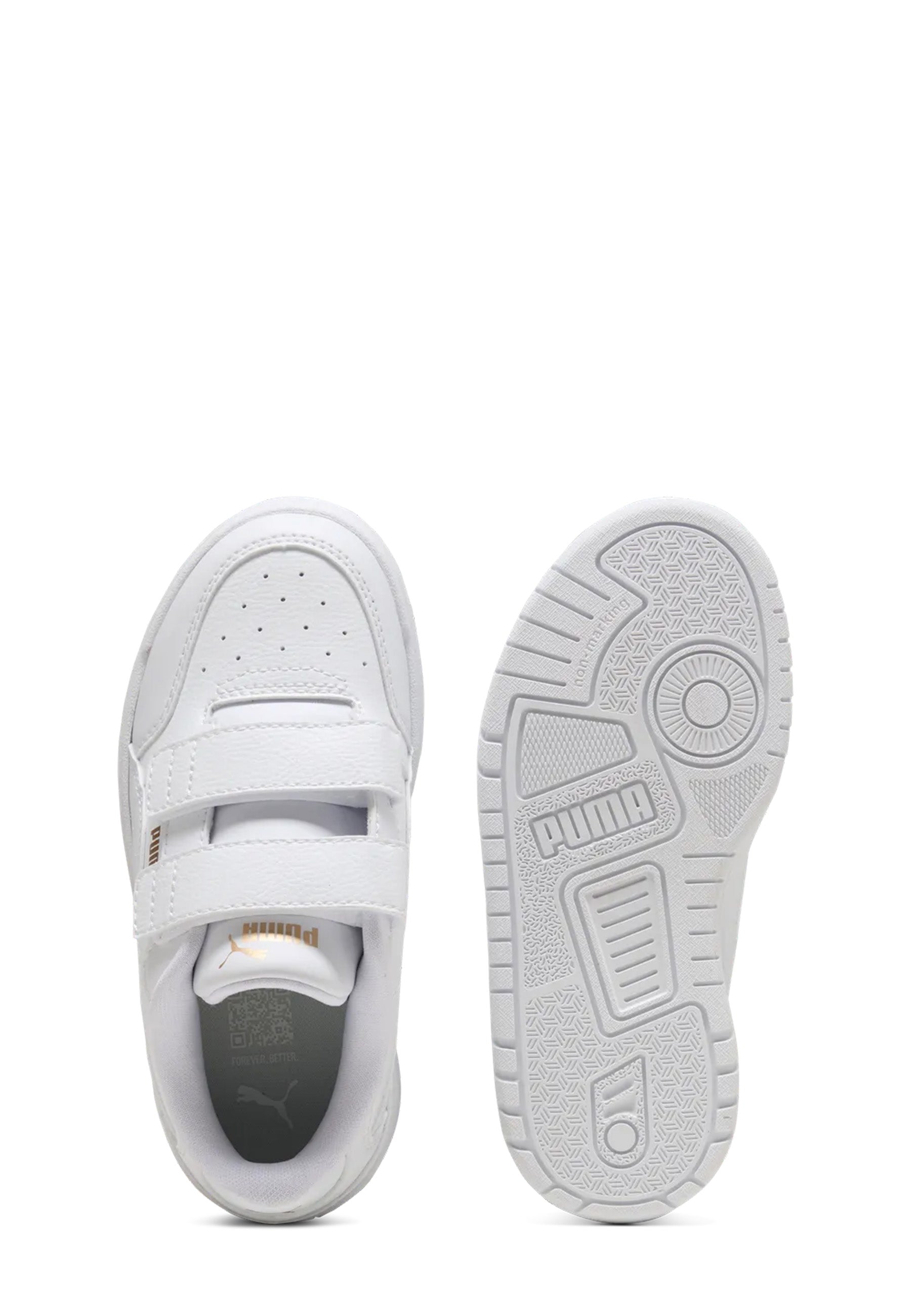 Scarpe con strappi Bianco Oro Puma