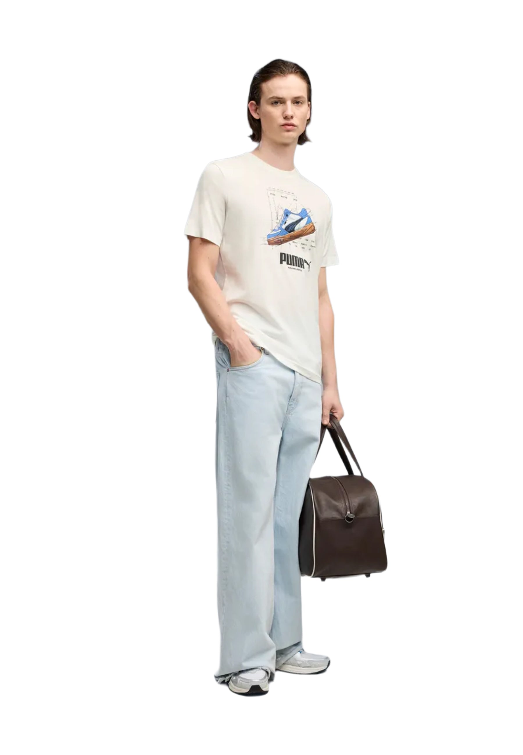 T-shirt Avorio Puma
