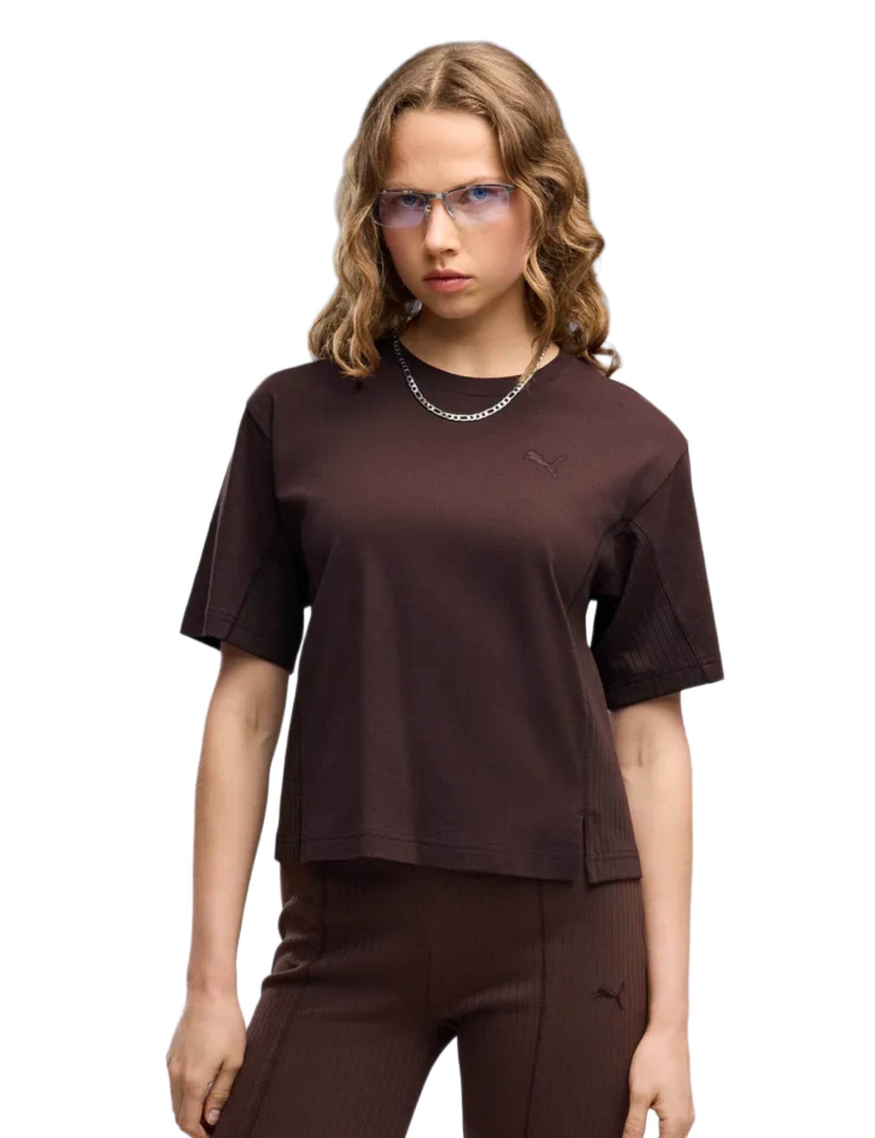 T-shirt Marrone Puma