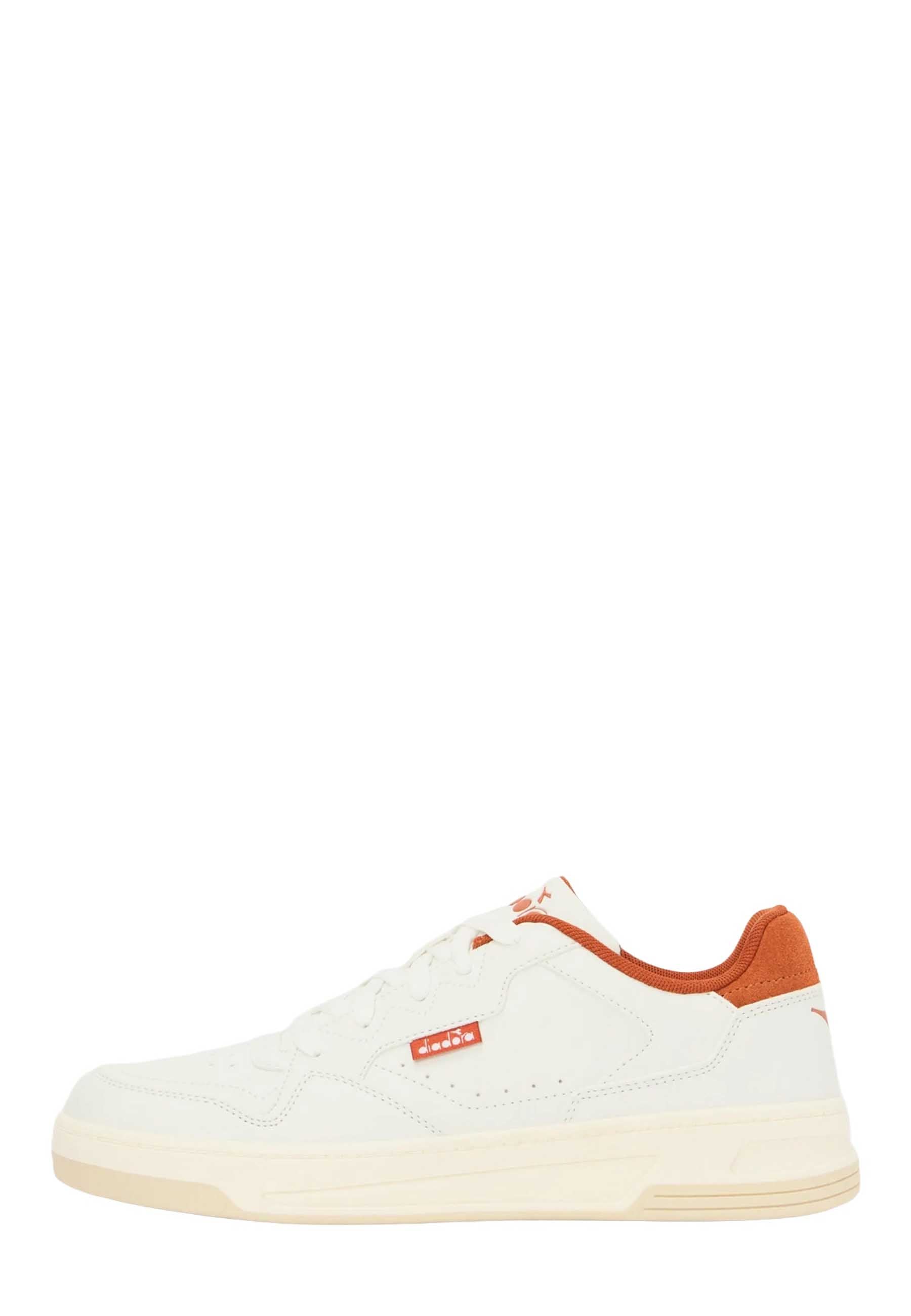 Sneakers Bianco Arancio Diadora