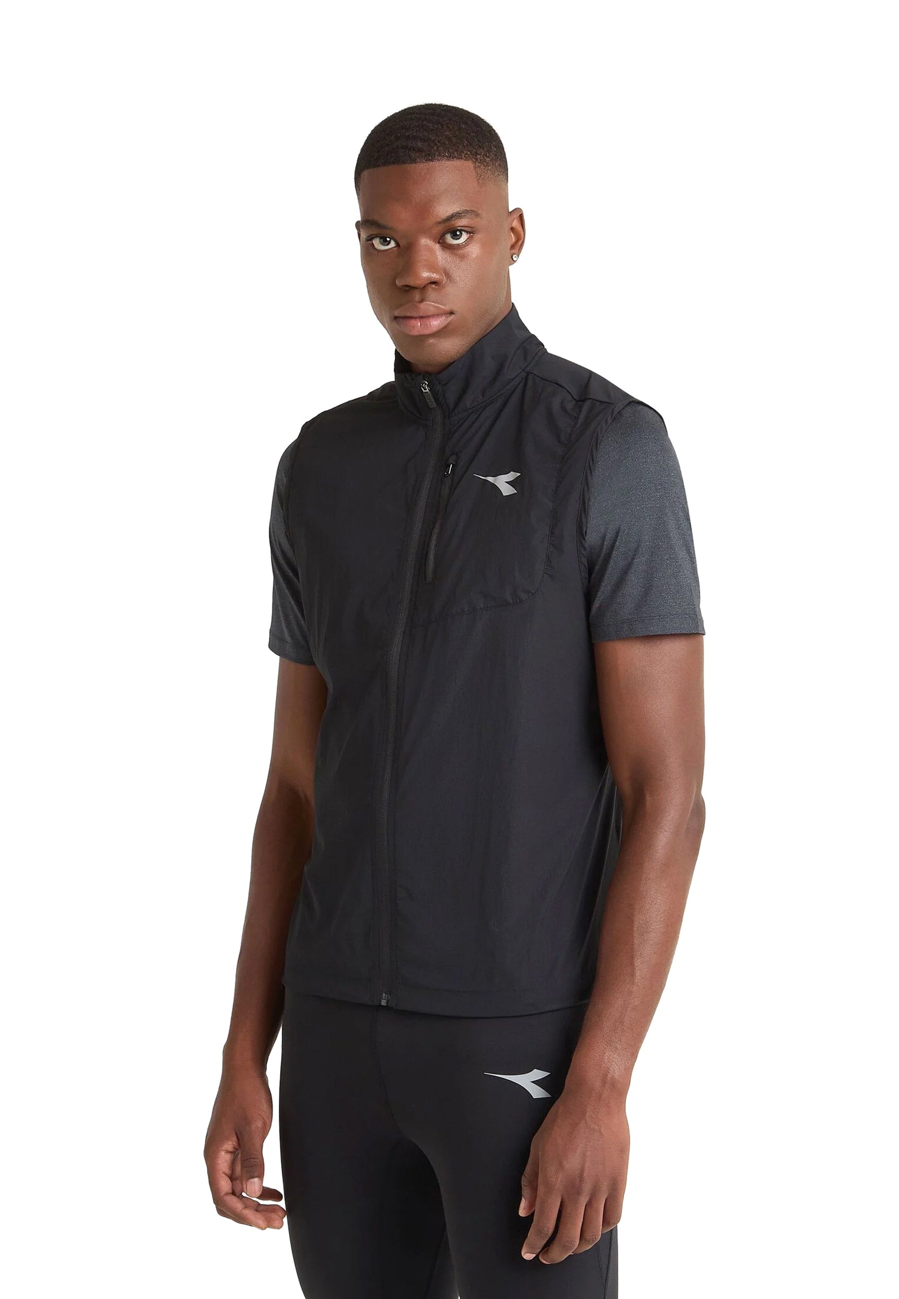 Gilet Nero Diadora