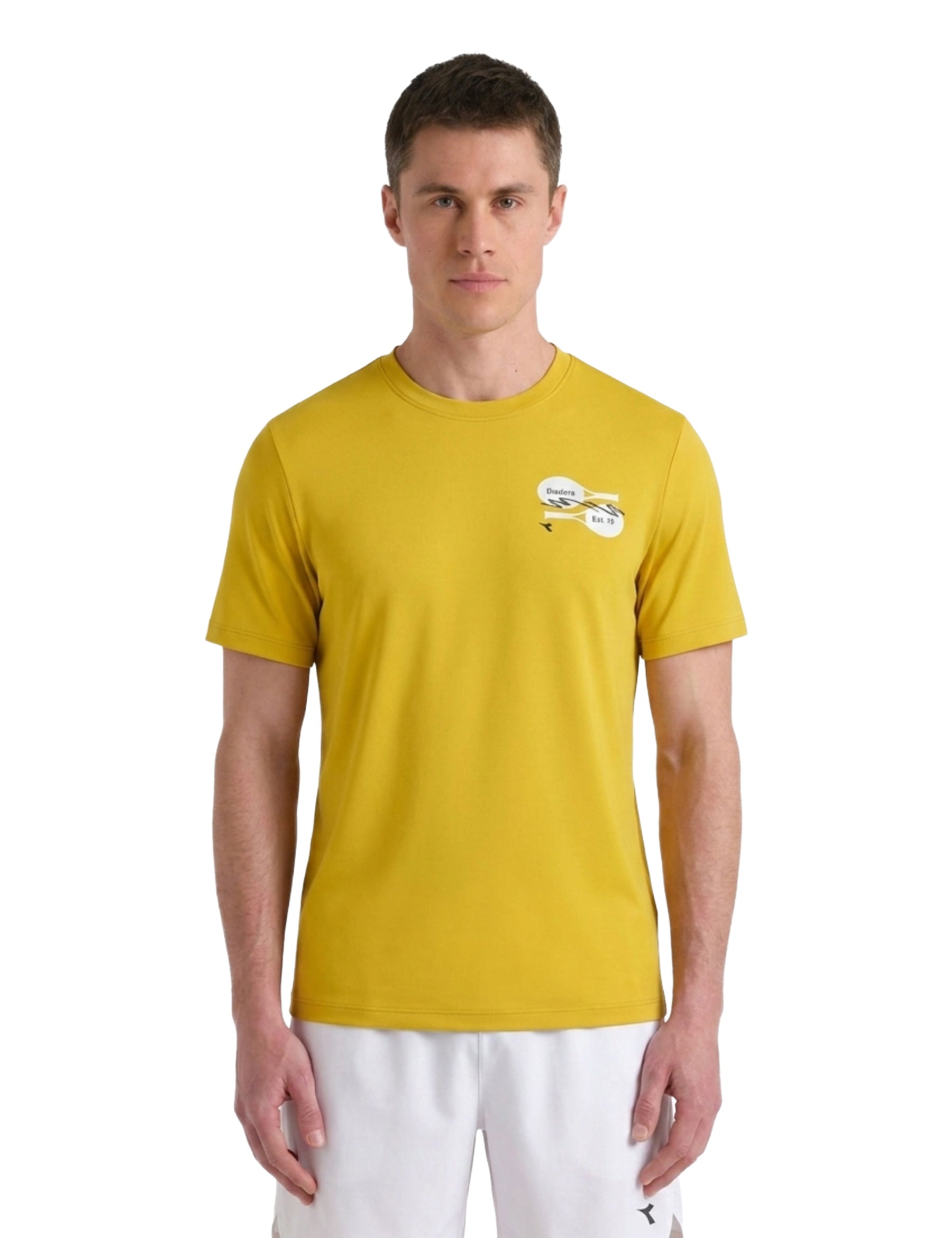 T-shirt Giallo Diadora