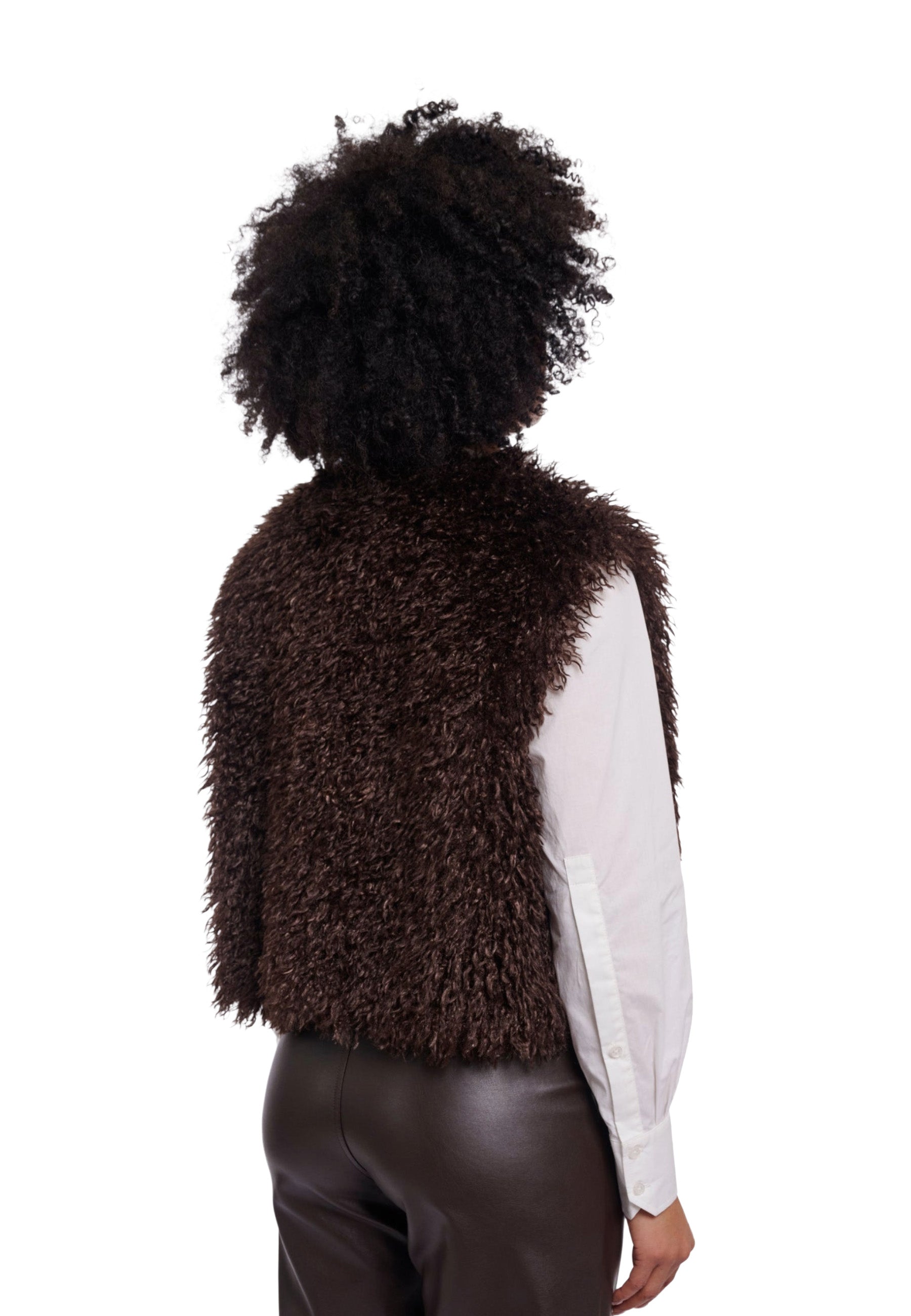 Gilet Marrone Rino&pelle