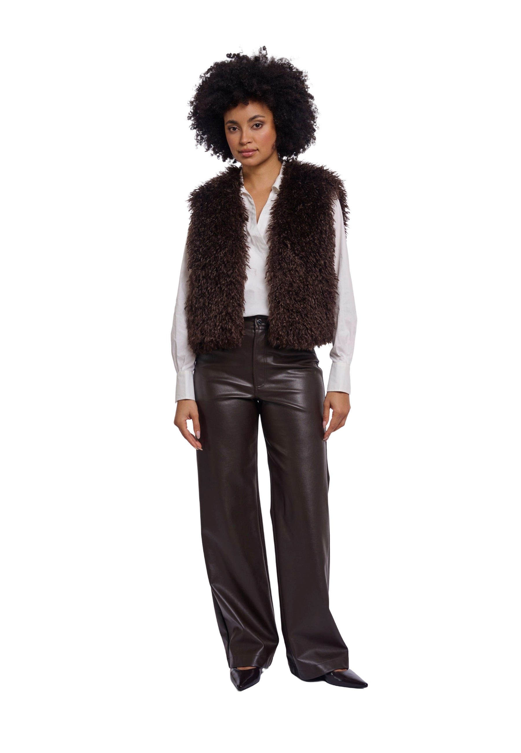 Gilet Marrone Rino&pelle