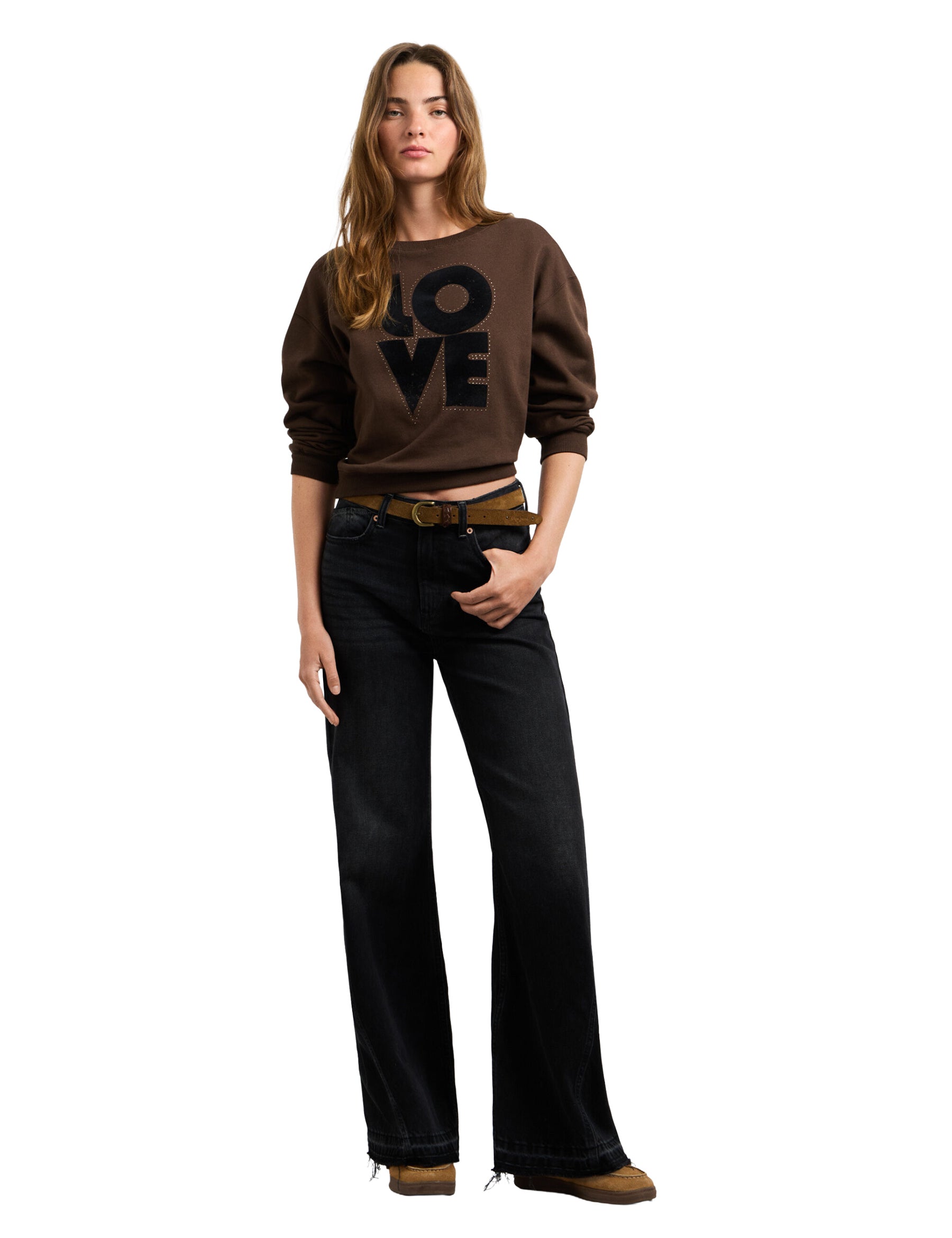 Felpe Marrone Pepe Jeans