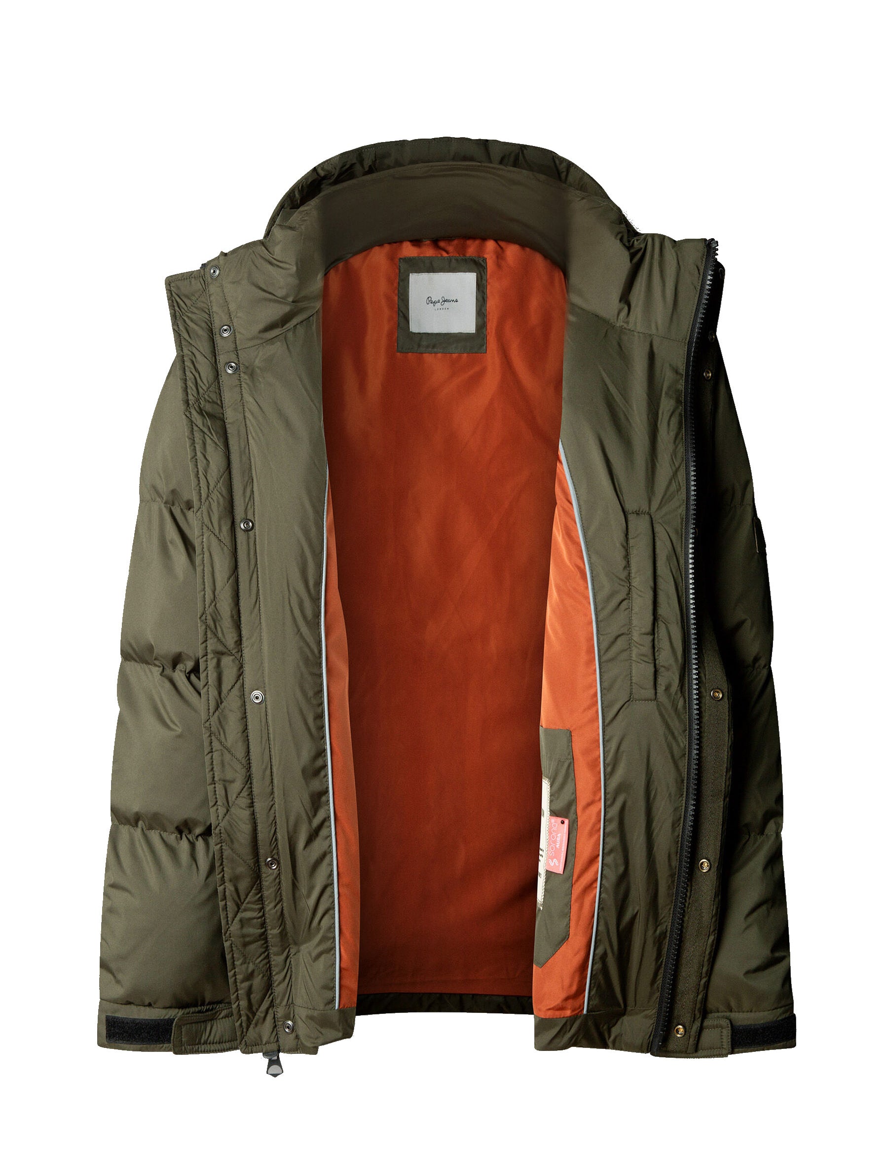 Piumini Verde Pepe Jeans