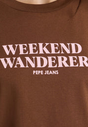 T-shirt Marrone Pepe Jeans